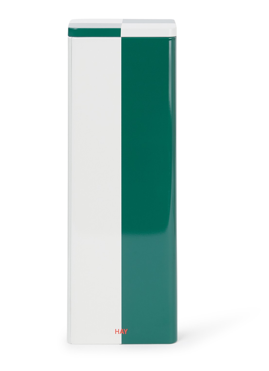 Hay Tin Container Slim blik - voorkant donkergroen