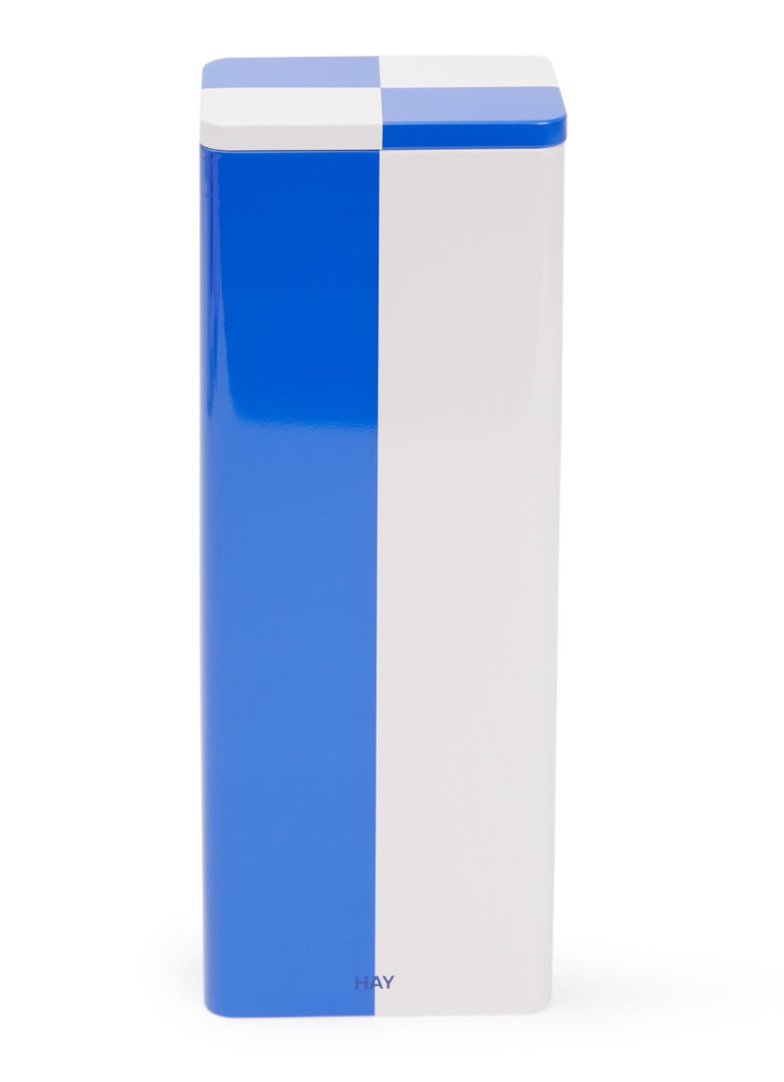 Hay Tin Container Slim blik - voorkant blauw