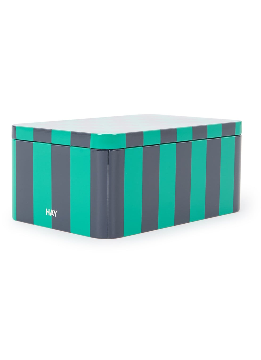Hay Tin Container Small blik - voorkant groen
