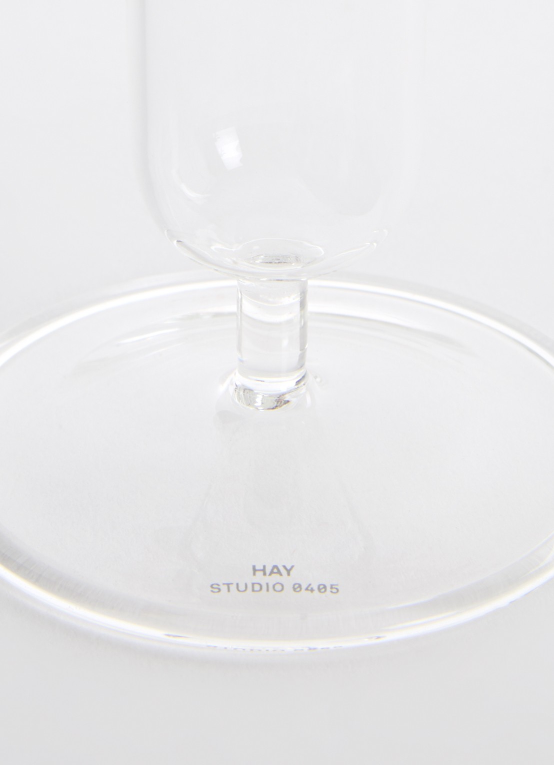 Hay Tiny vaas 8,6 cm - voorkant 2 transparant