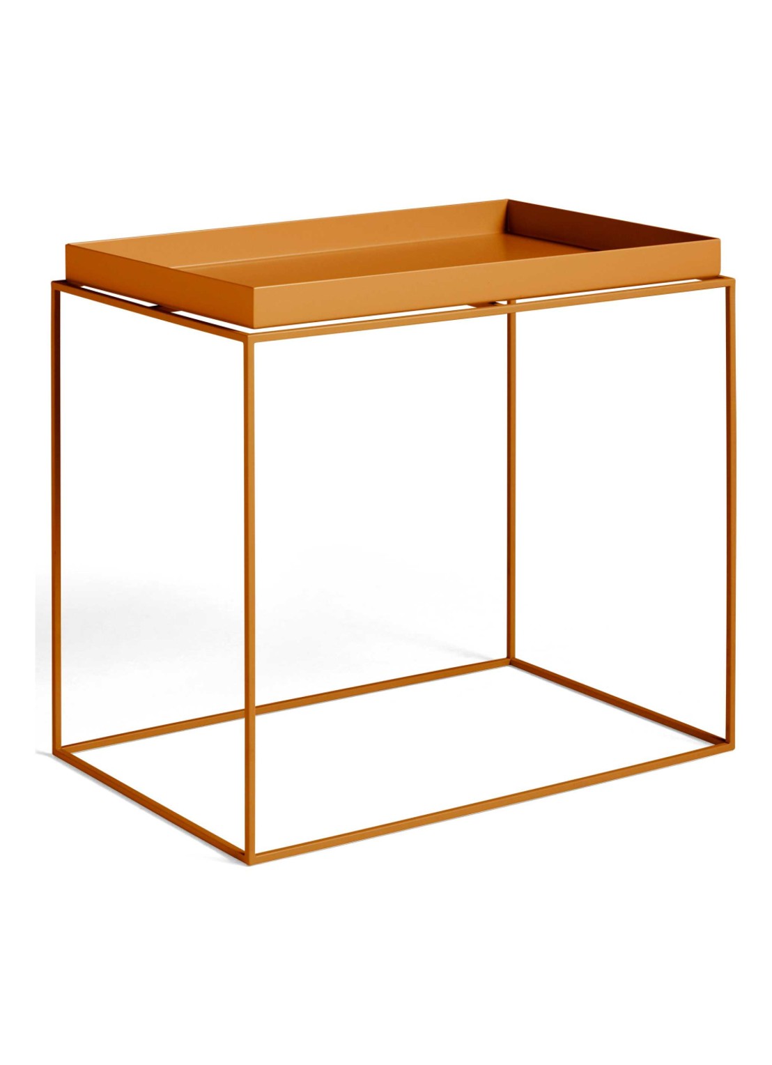 Hay Tray salontafel large 60 x 40 cm - voorkant bruin