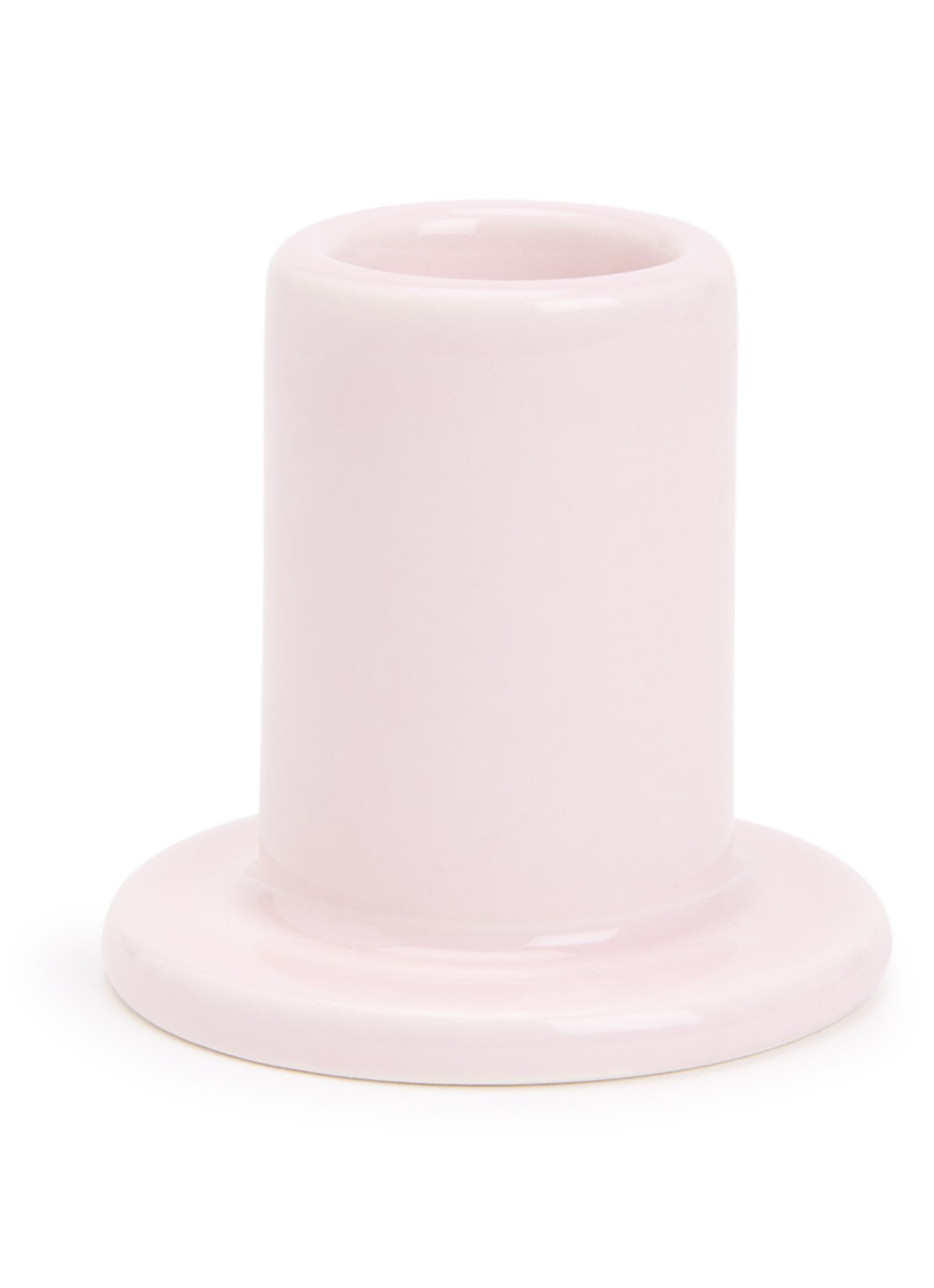 Hay Tube kandelaar 5 cm - voorkant lichtroze