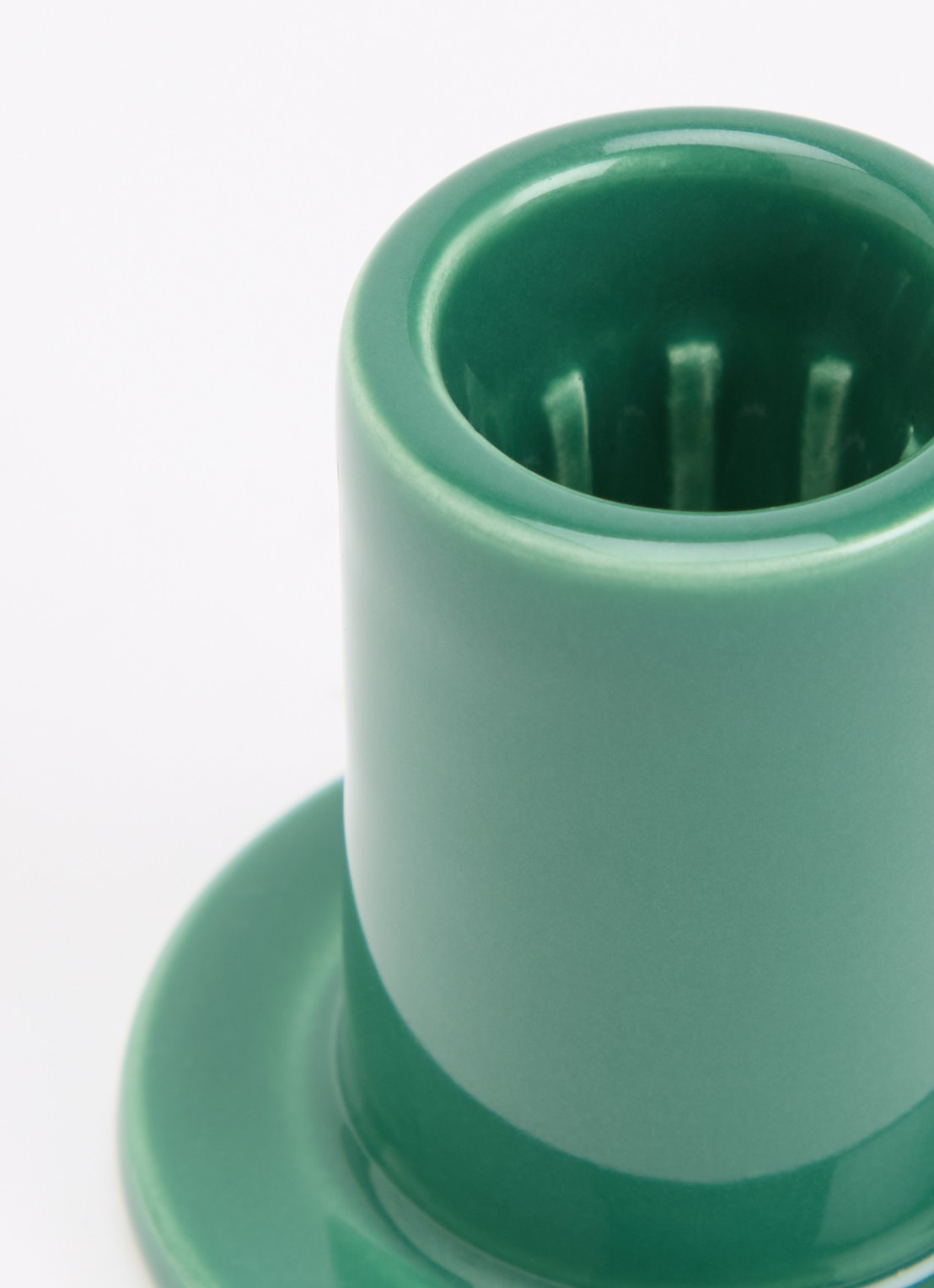 Hay Tube kandelaar 5 cm - voorkant 2 groen