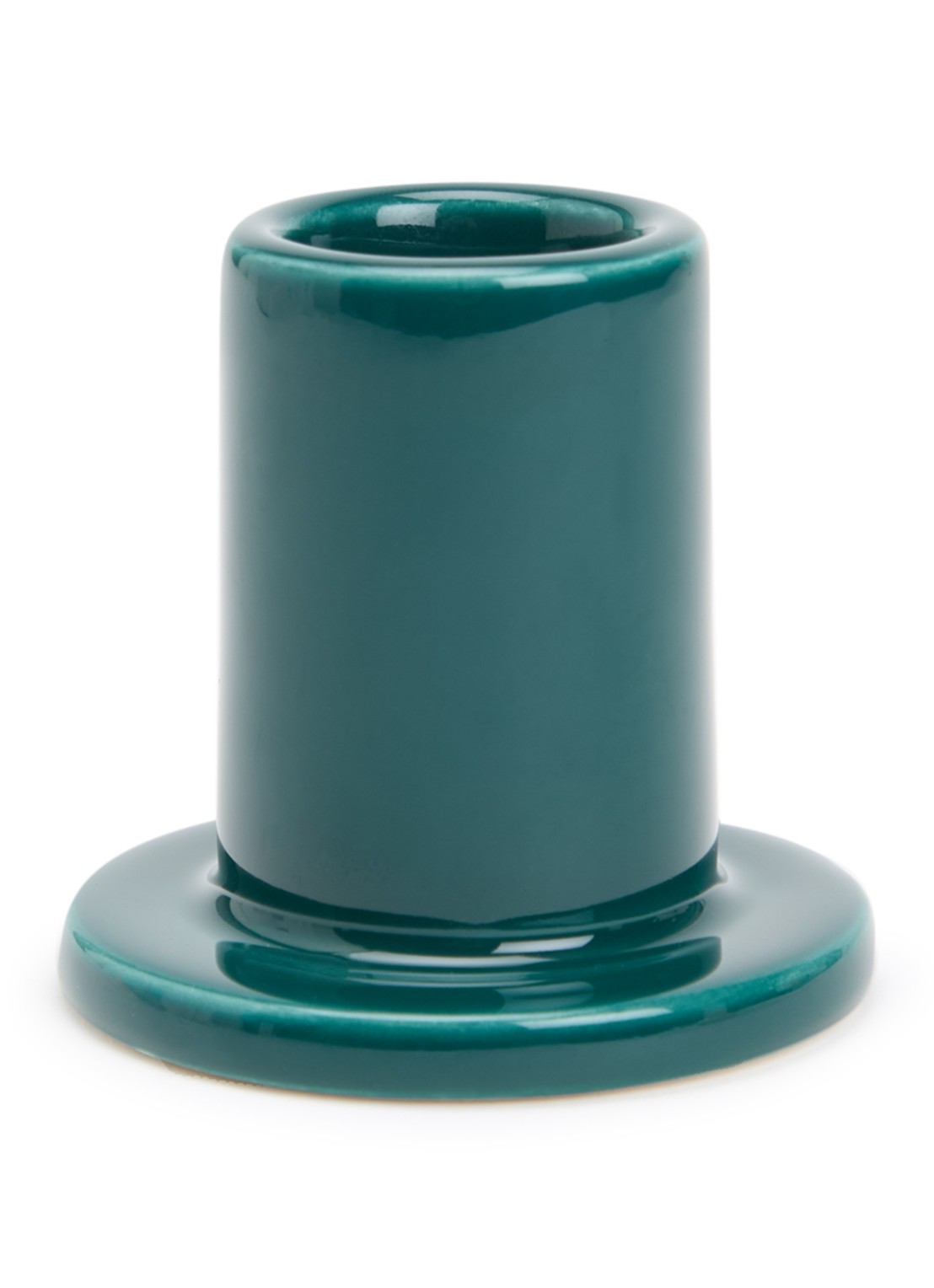 Hay Tube kandelaar 5 cm - voorkant donkergroen