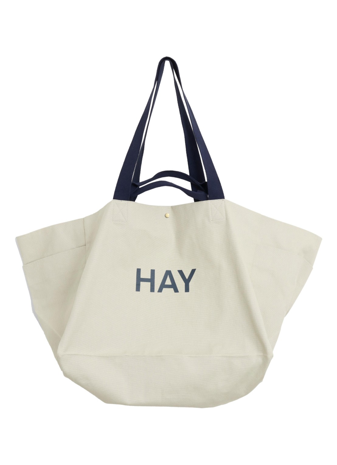 Hay Weekend Organic tas L  - voorkant grijs