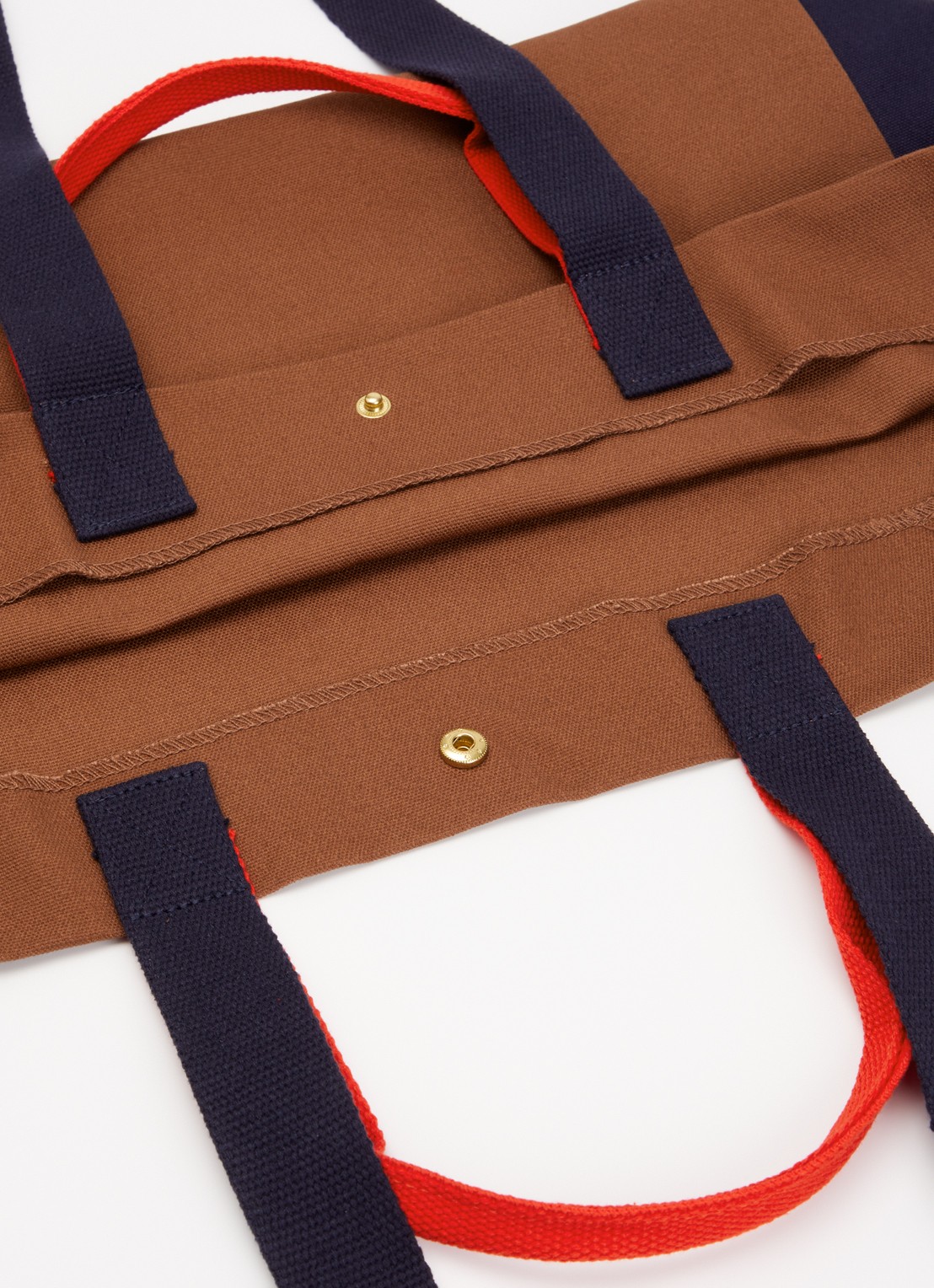 Hay Weekend Small shopper van canvas - detail 3 bruin