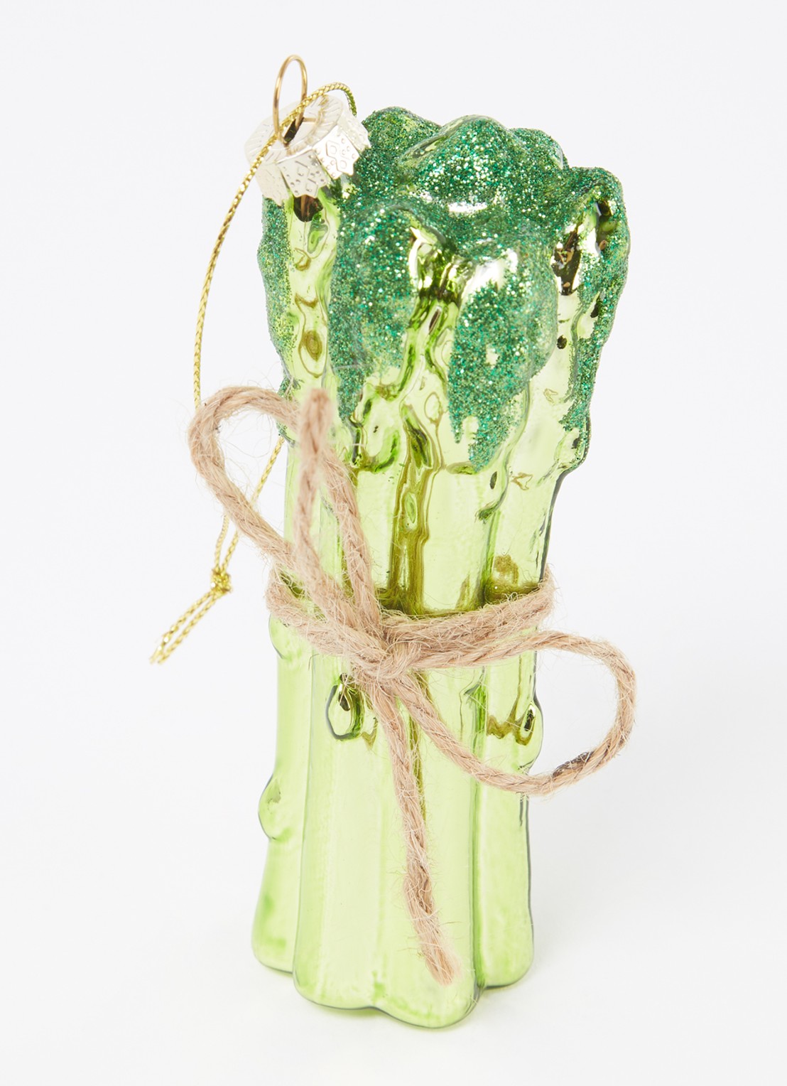 HD Collection Asperges kersthanger 11 cm - detail 3 groen
