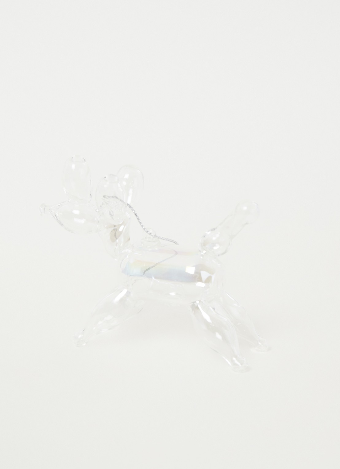 HD Collection Balloon Poodle kersthanger 7 cm - detail 3 transparant