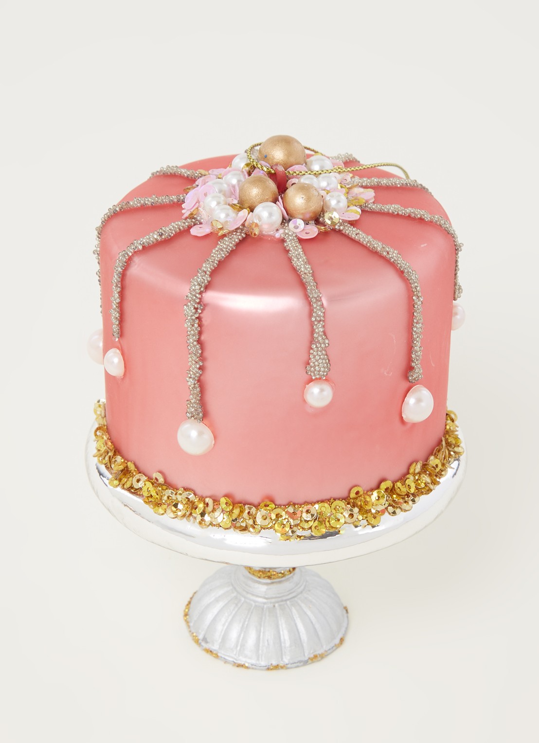 HD Collection Cake Stand kersthanger 11,5 cm - detail 3 oudroze
