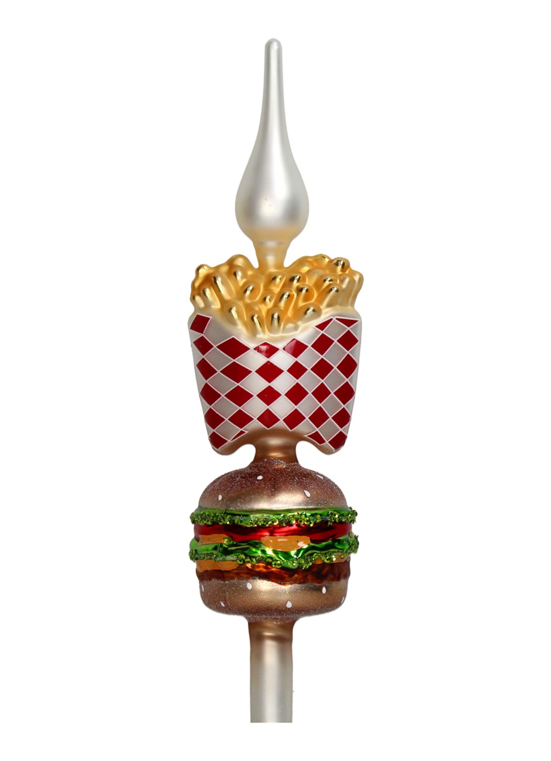 HD Collection Fastfood piek 33 cm - achterkant rood