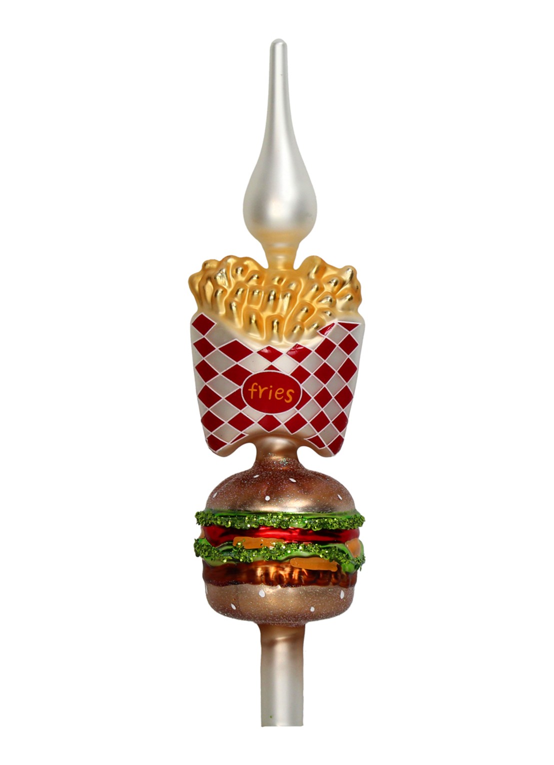 HD Collection Fastfood piek 33 cm - voorkant 2 rood