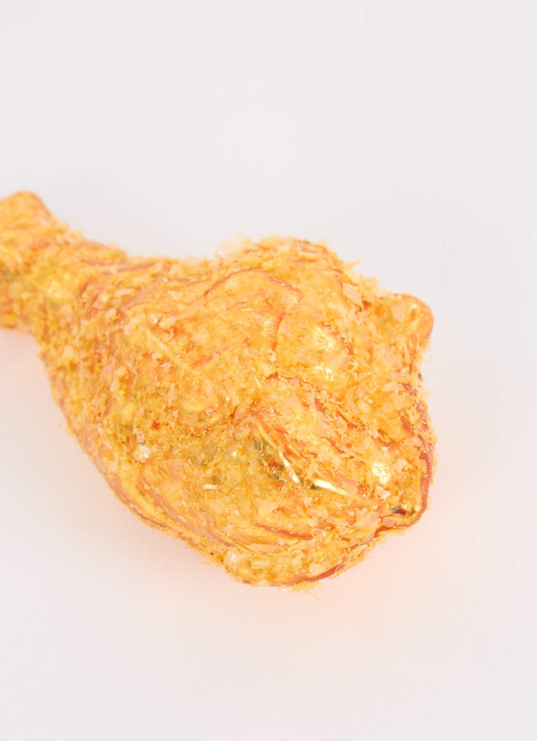 HD Collection Fried Chicken kersthanger 12 cm - detail goud