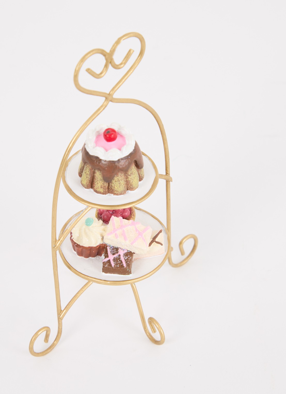 HD Collection High Tea kersthanger 12,5 cm - detail goud