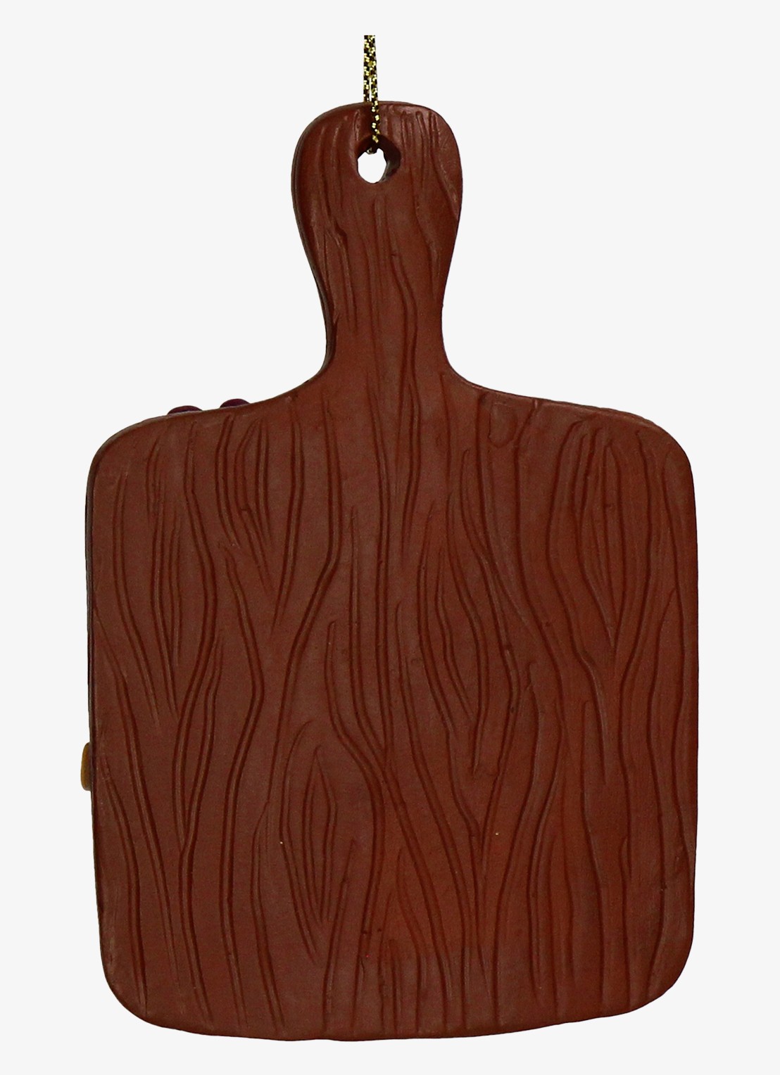 HD Collection Kaasplank kersthanger 10 cm - detail bruin