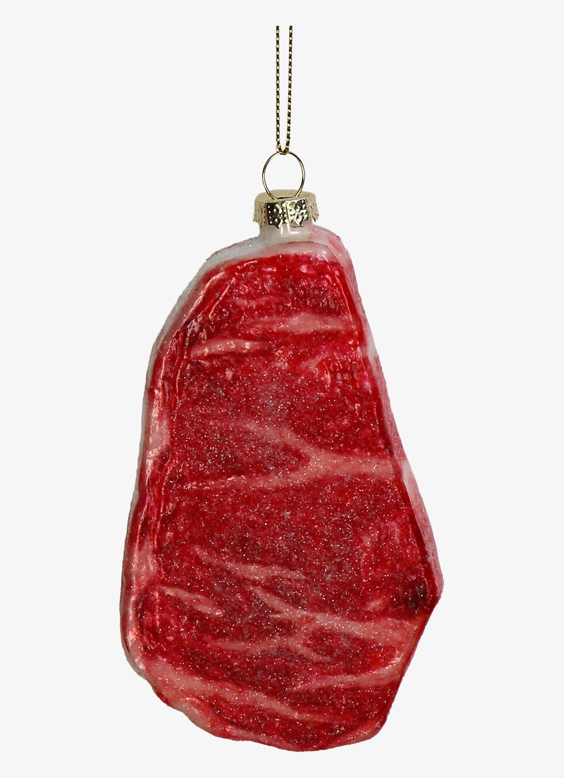 HD Collection Meat kersthanger 12 cm - voorkant rood