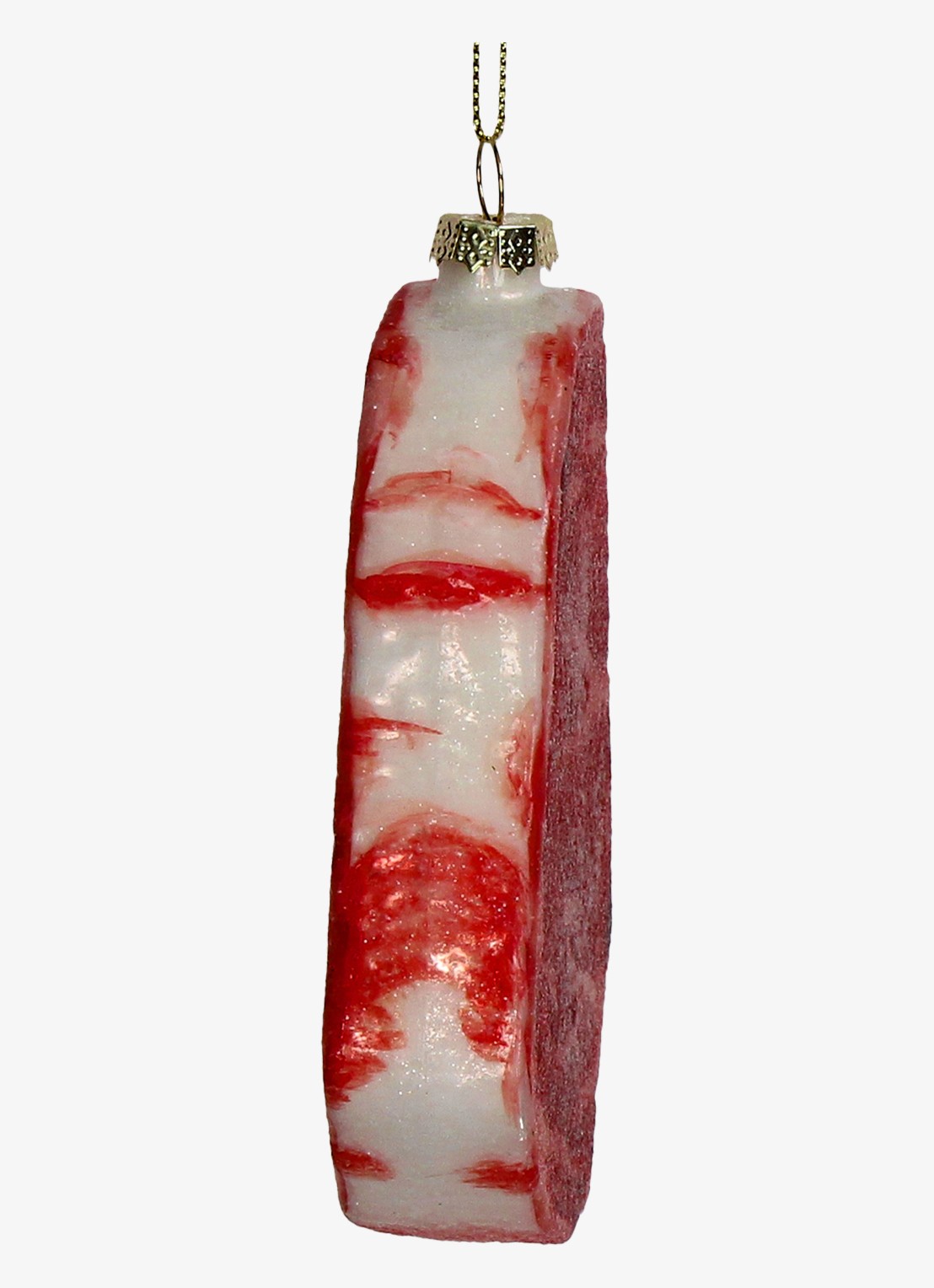 HD Collection Meat kersthanger 12 cm - voorkant 2 rood