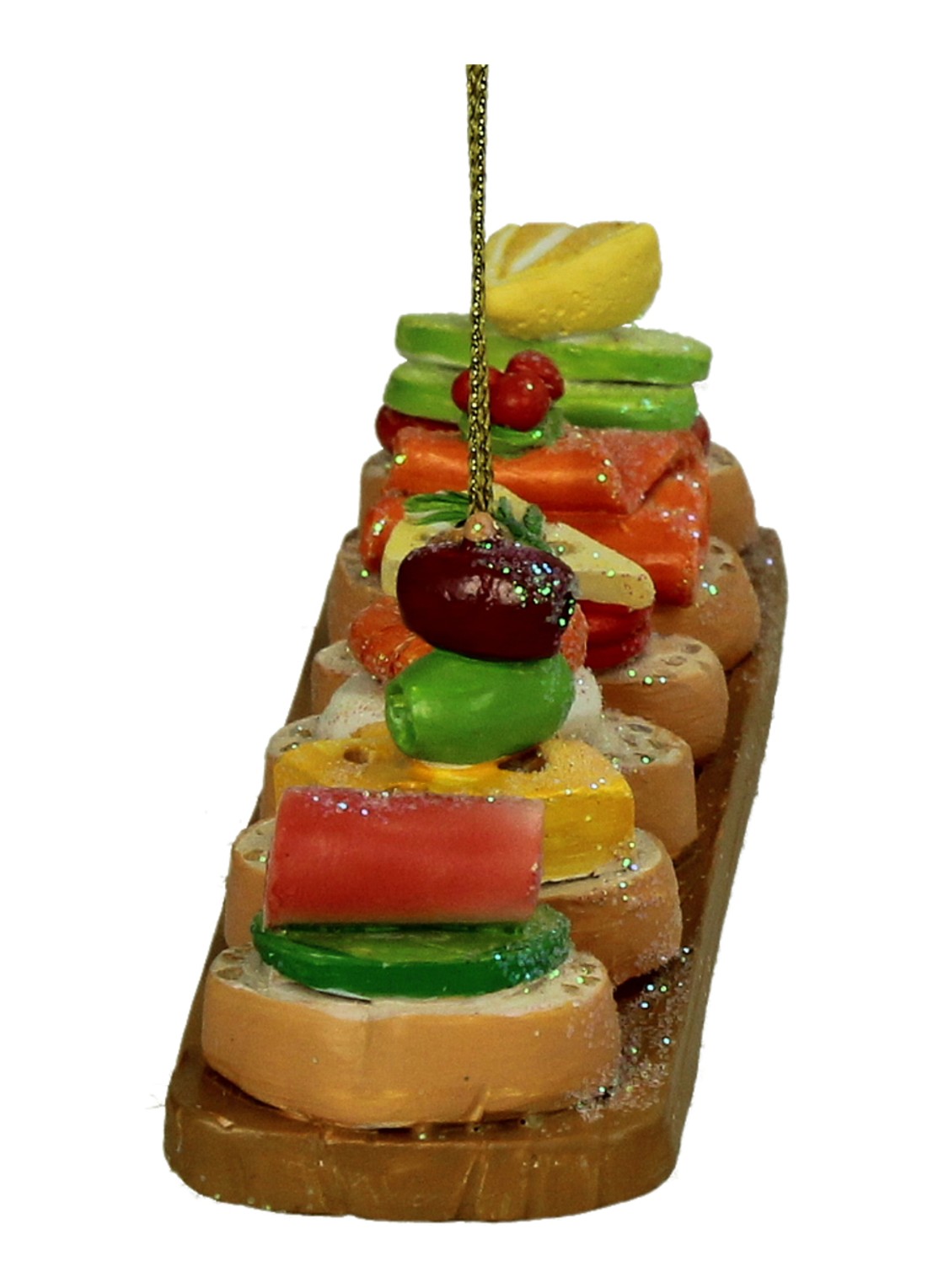 HD Collection Tapas kersthanger 14 cm - detail 4 bruin