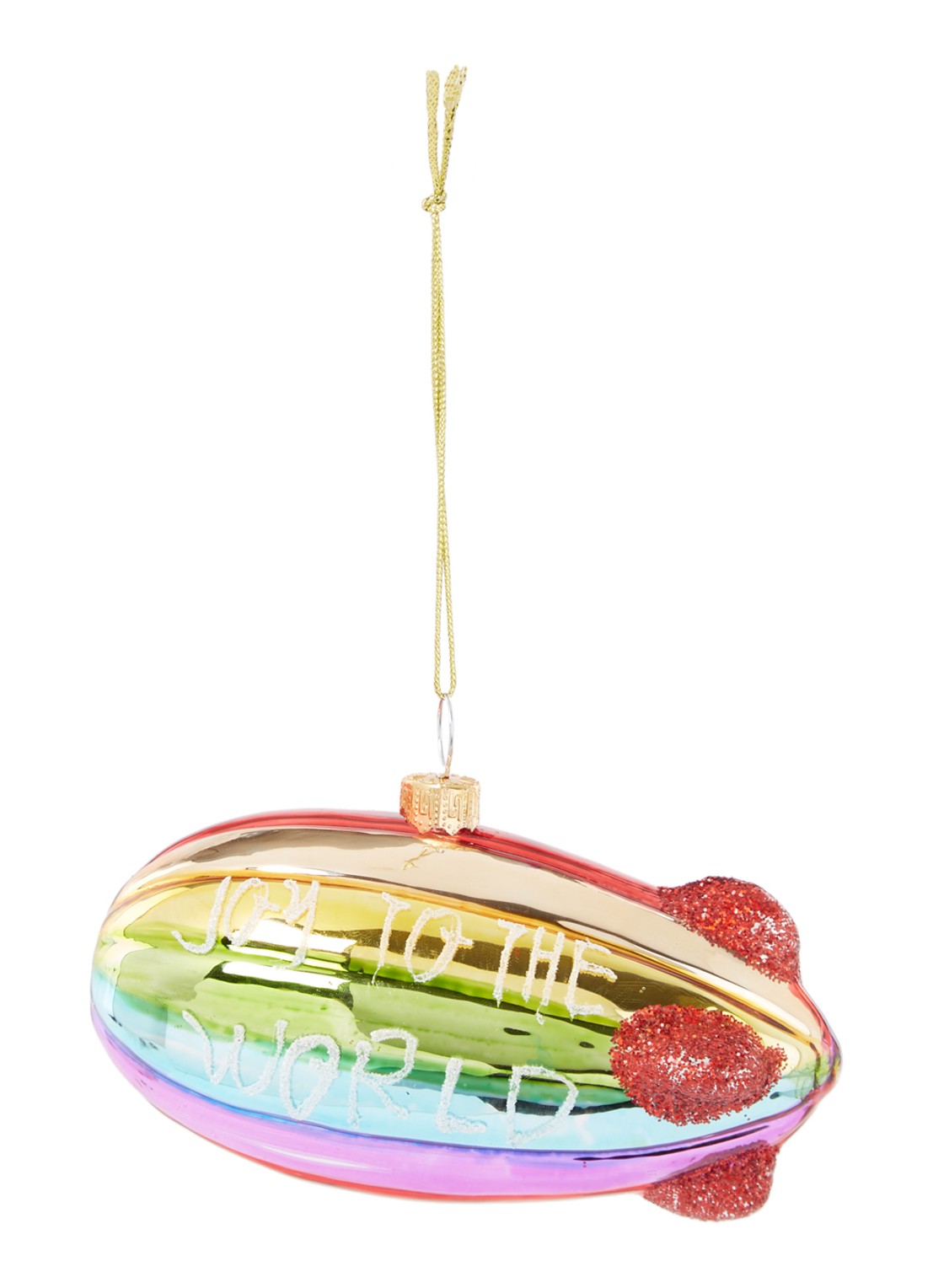 HD Collection Zeppelin kersthanger 11 cm - voorkant 2 multicolor