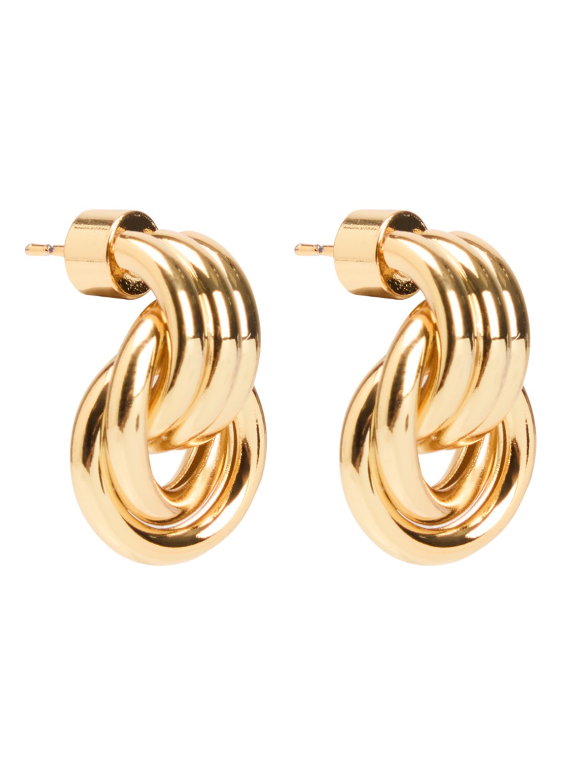 Heaven Mayhem Baby Knot oorstekers - voorkant 3 goud