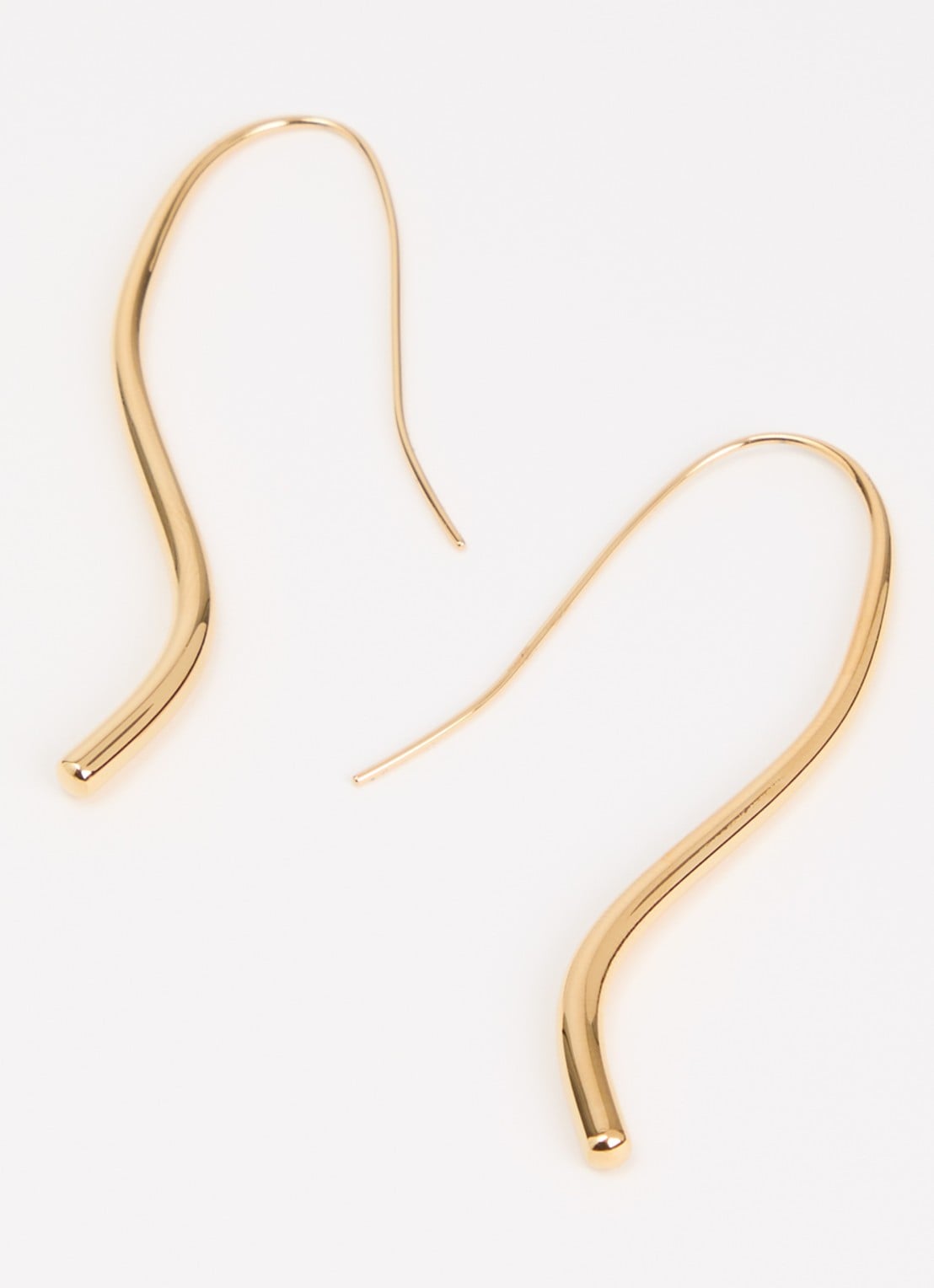 Heaven Mayhem Lenora oorhangers verguld - detail 2 goud