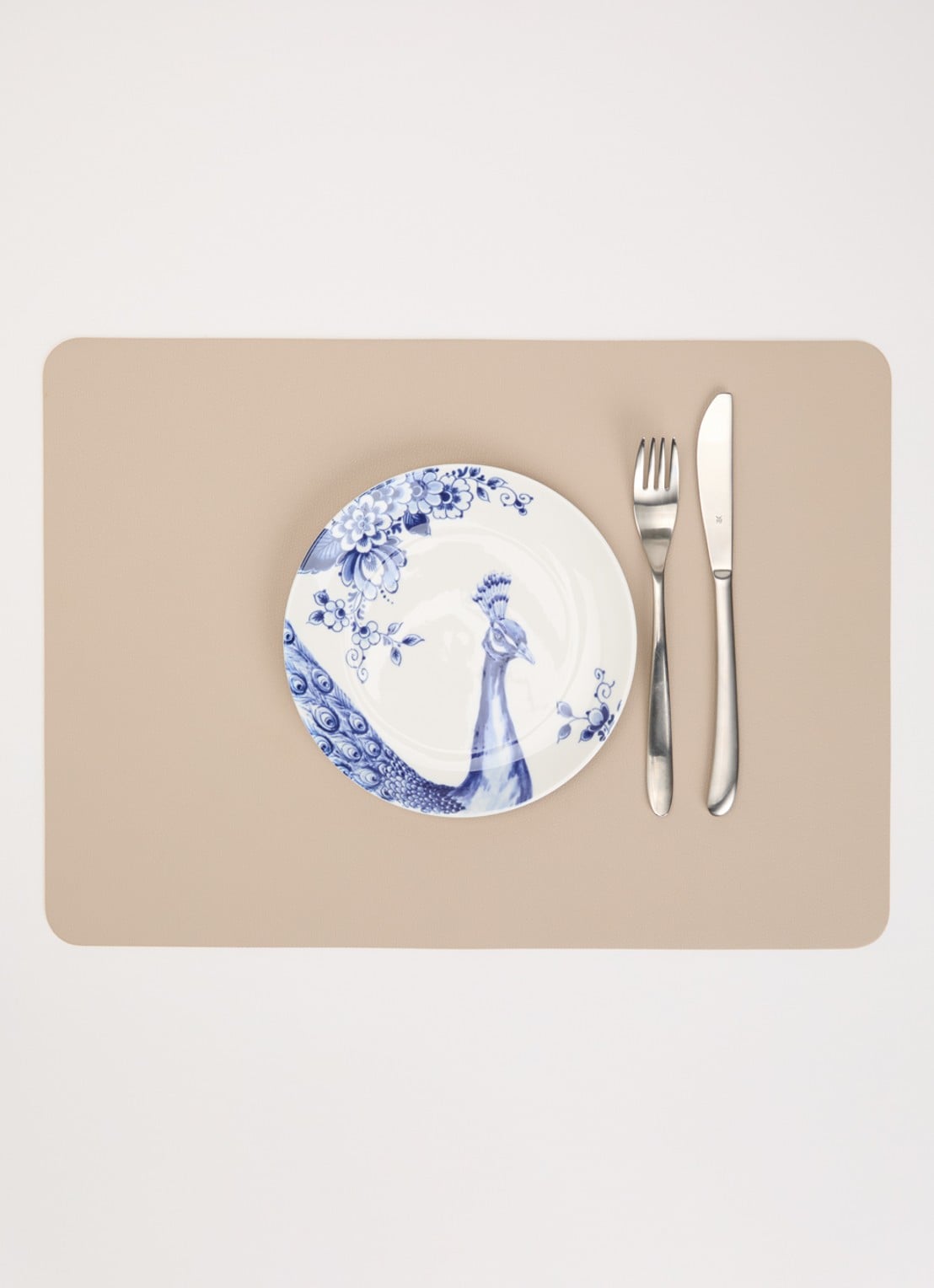 Heinen Delfts Blauw Blauw Vouw ontbijtbord 19 cm  - detail 2 wit