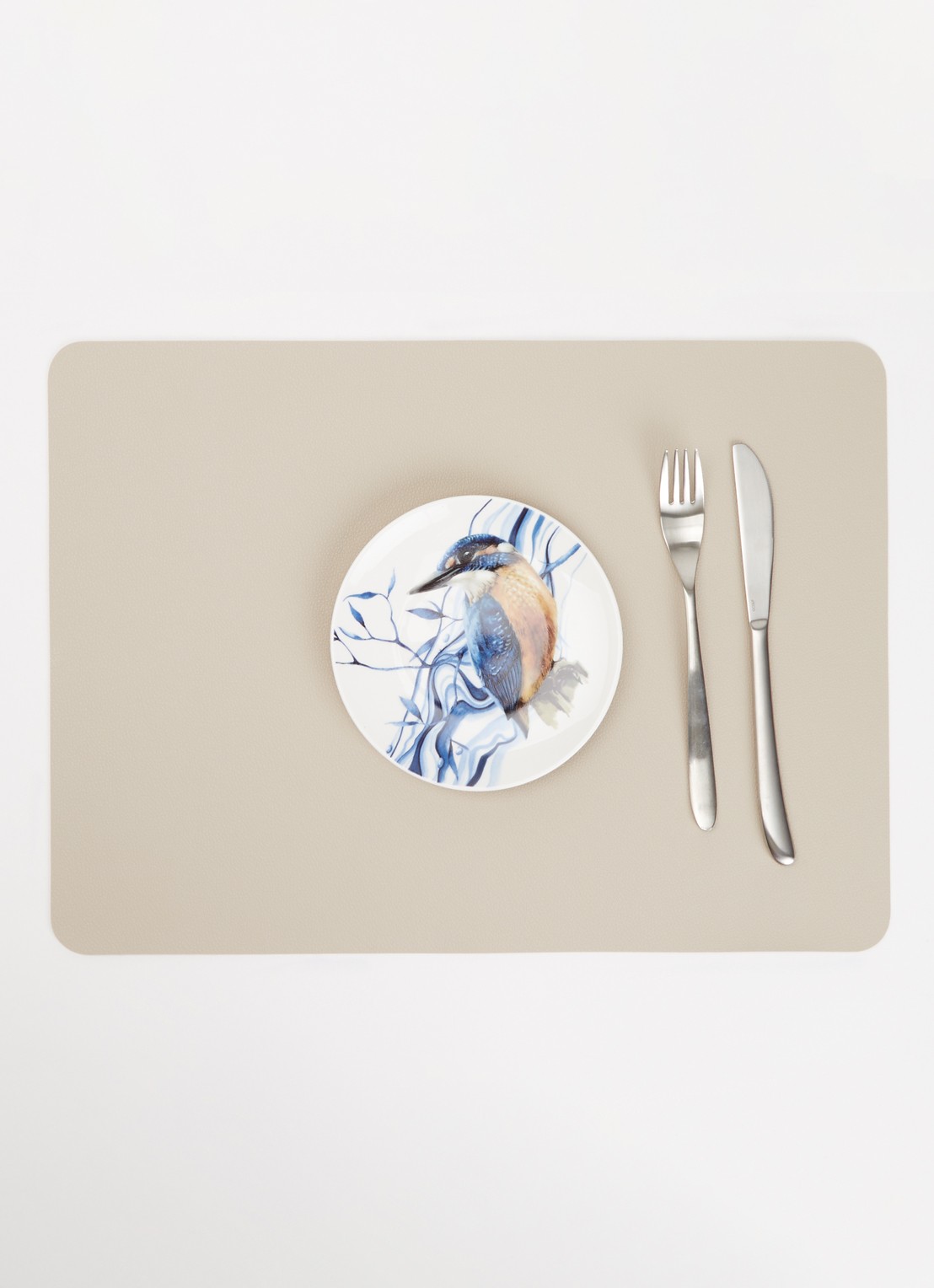 Heinen Delfts Blauw IJsvogel wandbord 15,5 cm - detail 2 multicolor
