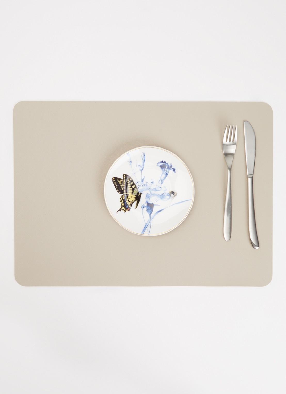 Heinen Delfts Blauw Koninginnenpage wandbord 15,5 cm - detail 2 multicolor