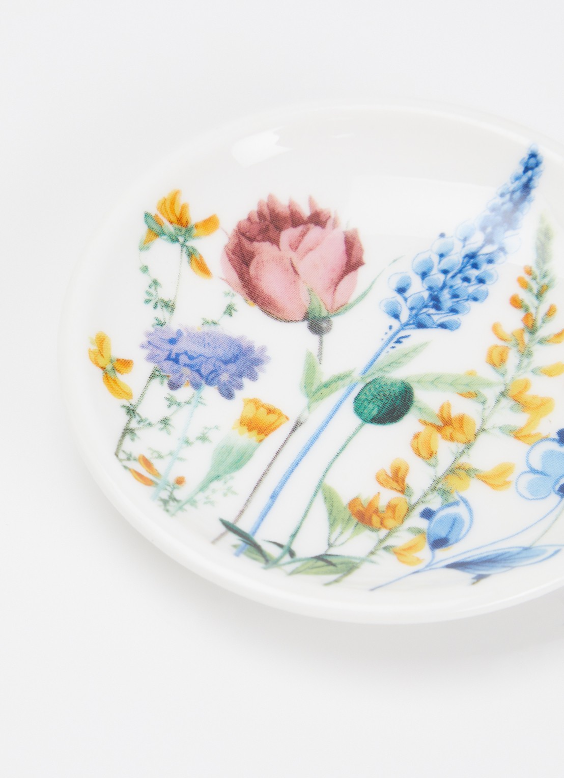 Heinen Delfts Blauw Wildbloemen theetip 7 cm - detail 3 wit