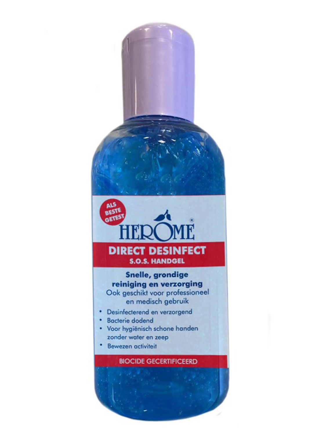 Herôme Direct Desinfect - desinfecterende handgel - voorkant undefined