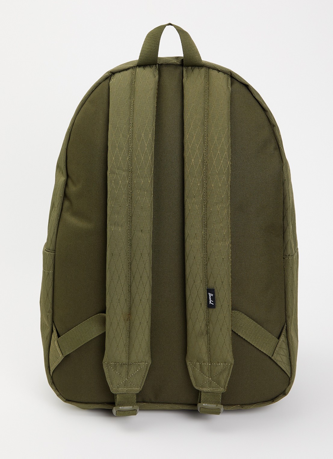 Herschel Supply Classic XL rugzak met logo en 16 inch laptopvak  - achterkant 2 donkergroen