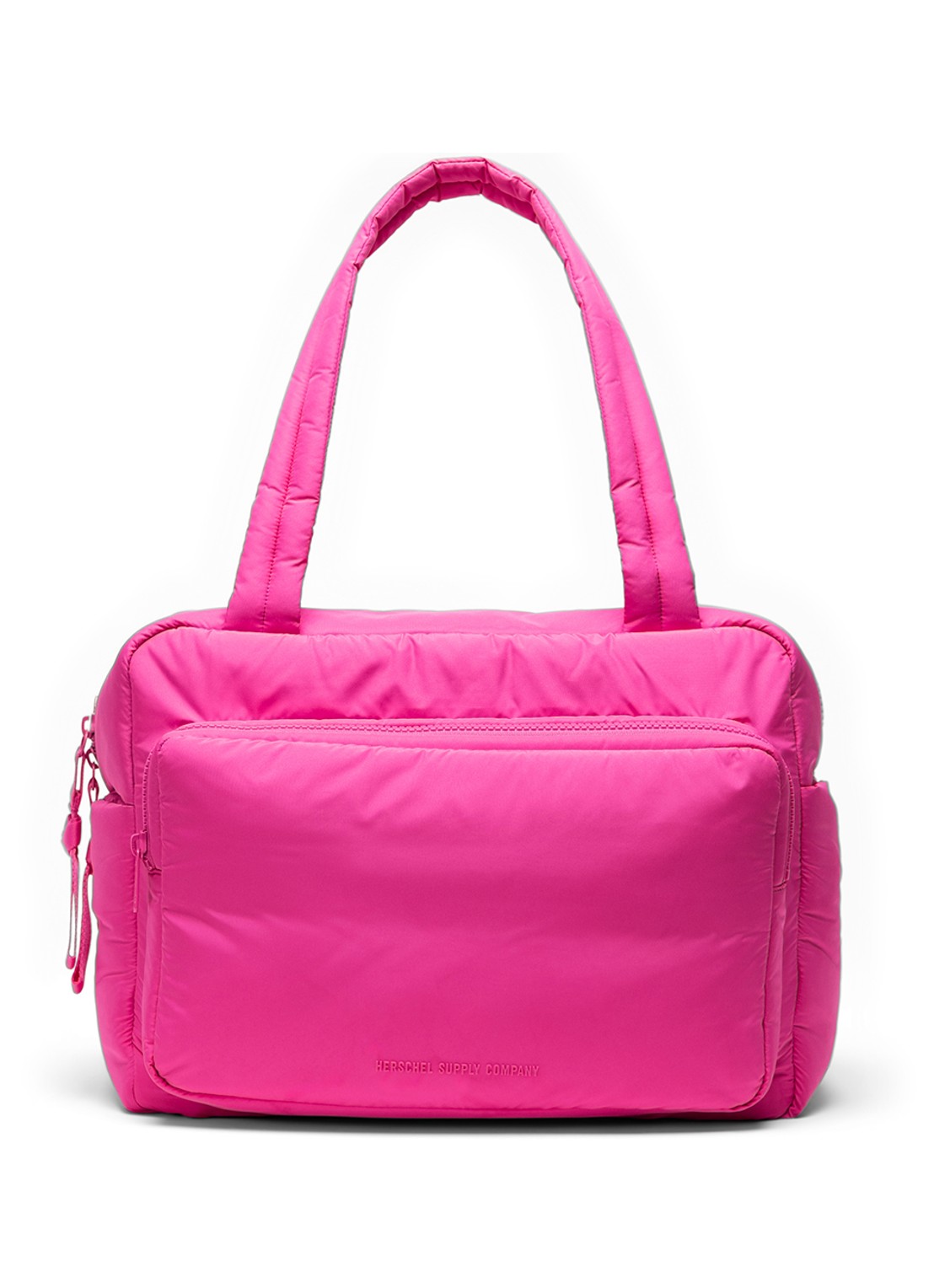Herschel Supply Cloudform handtas met logo - voorkant fuchsia