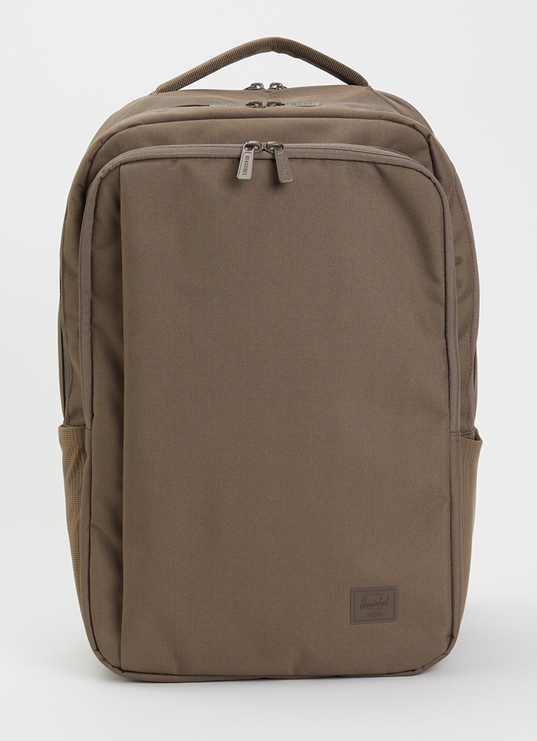 Herschel Supply Kaslo M rugzak met 16 inch laptopvak  - voorkant khaki