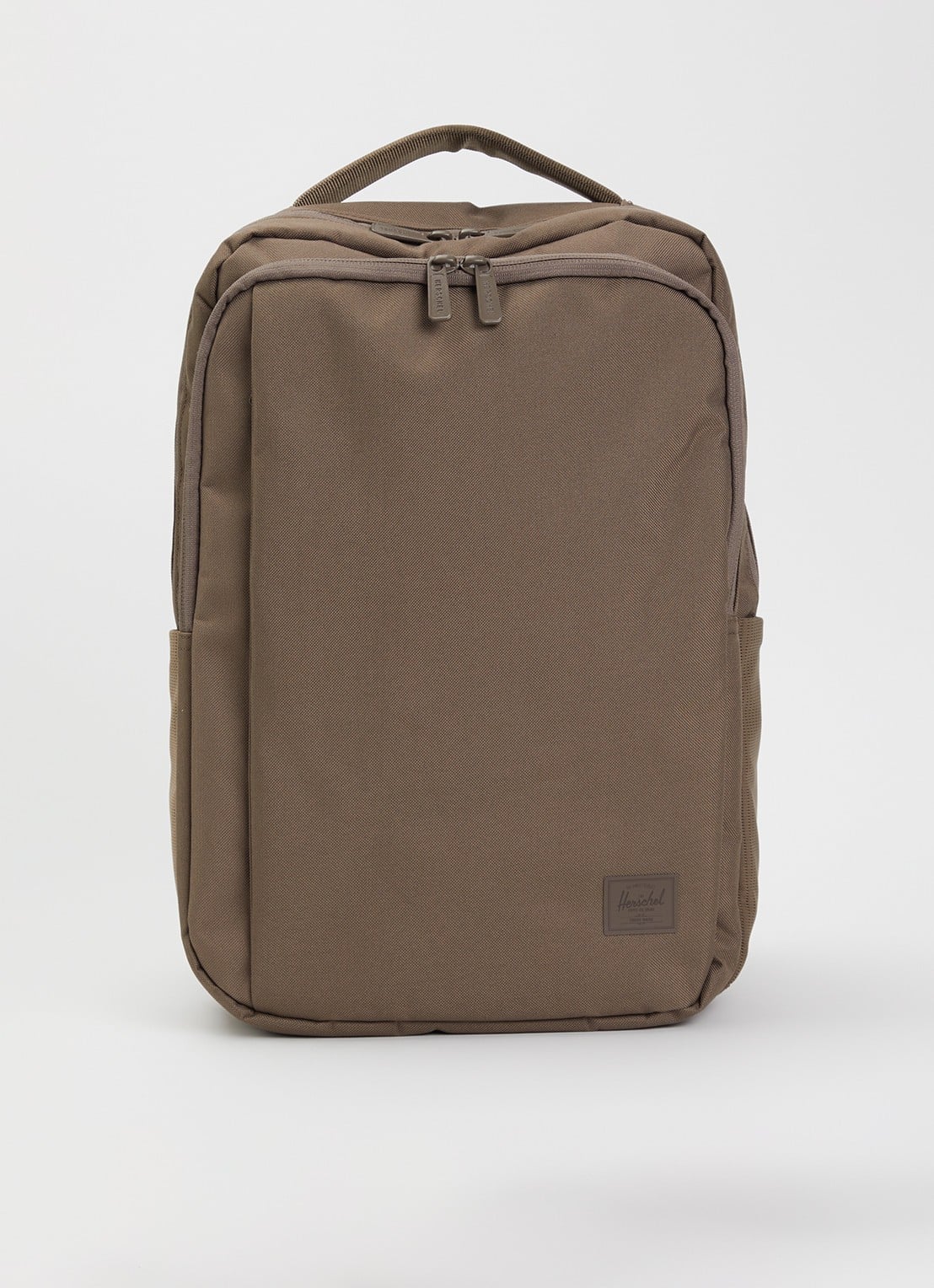 Herschel Supply Kaslo S rugzak met 16 inch laptopvak  - voorkant 3 khaki