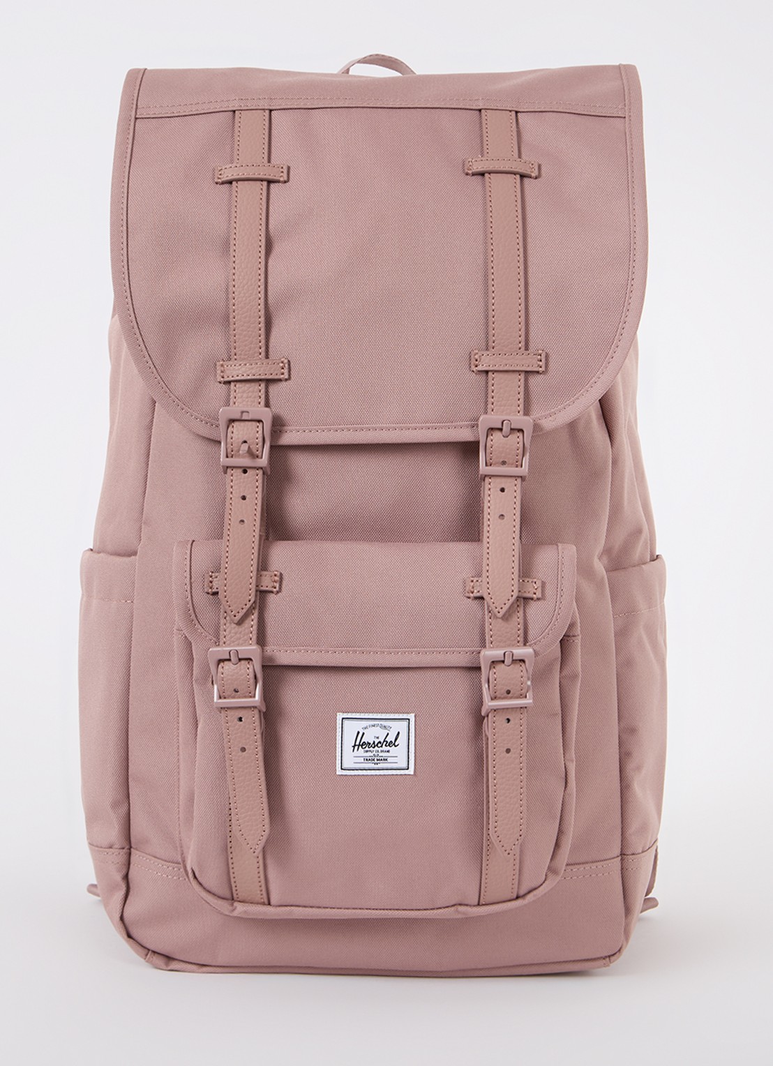 Herschel Supply Little America rugzak met 16 inch laptopvak - voorkant 3 oudroze
