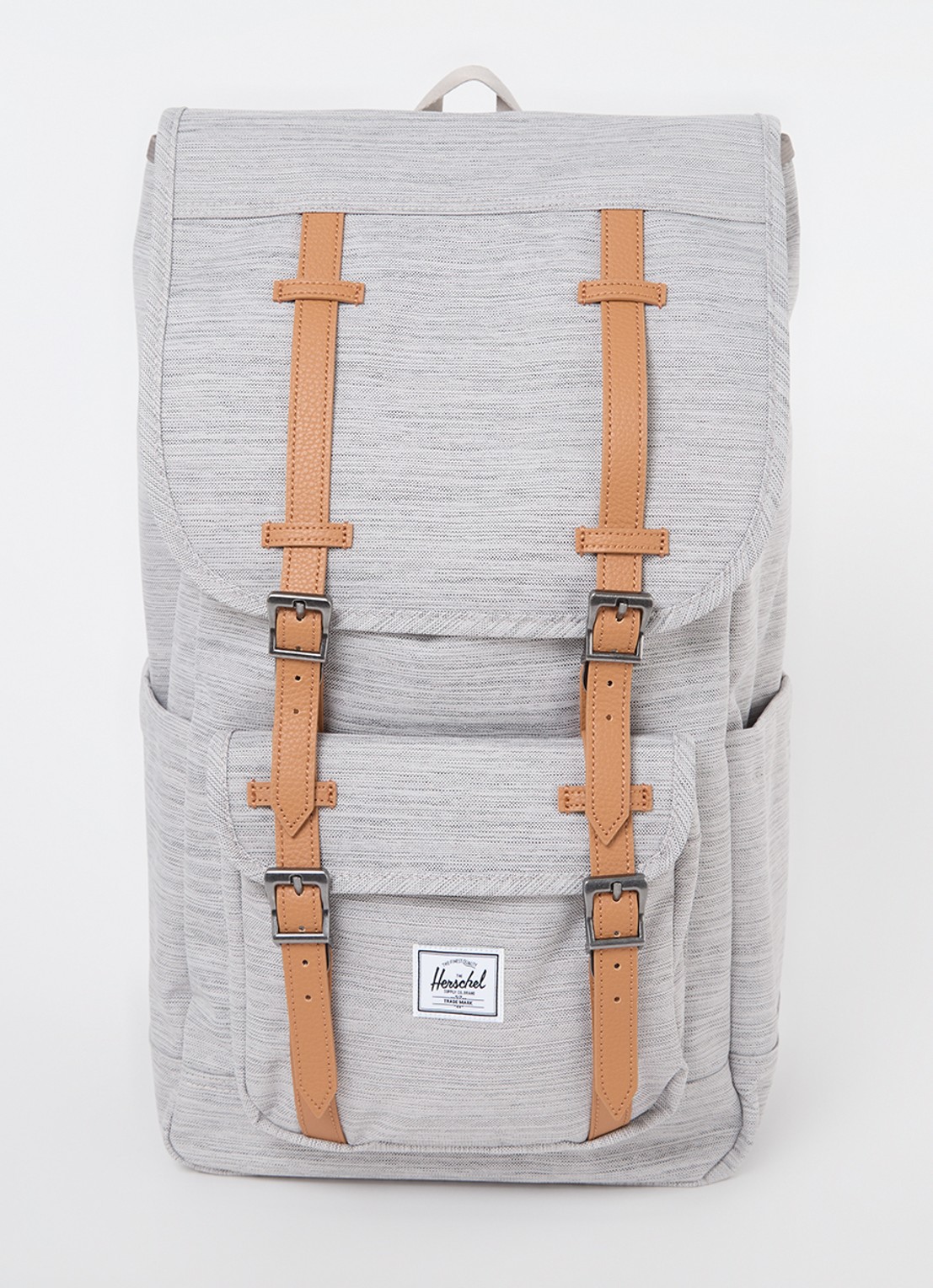Herschel Supply Little America rugzak met 16 inch laptopvak - voorkant 2 lichtgrijs