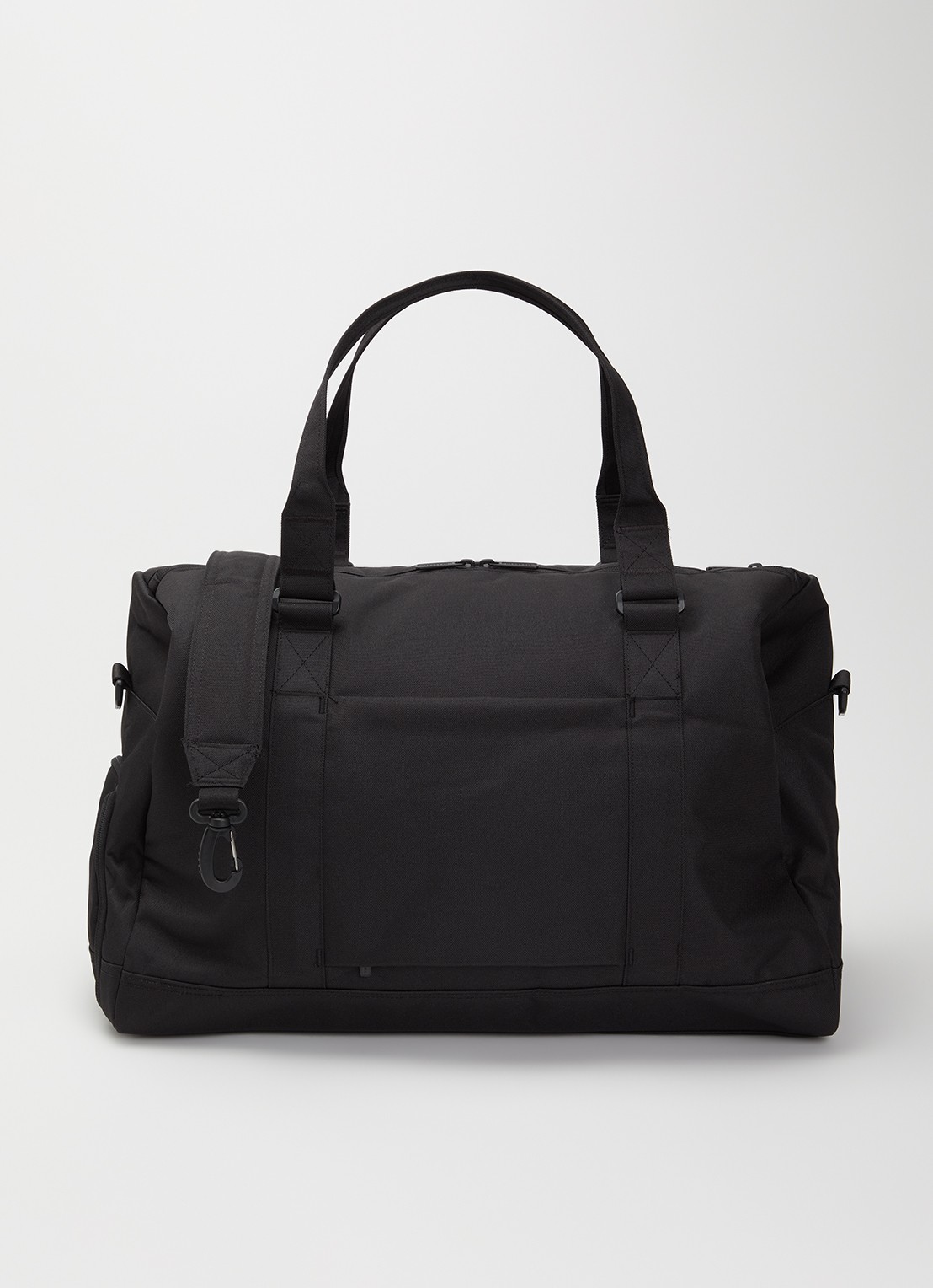 Herschel Supply Novel Tech weekendtas  met afneembare schouderriem - voorkant 2 zwart