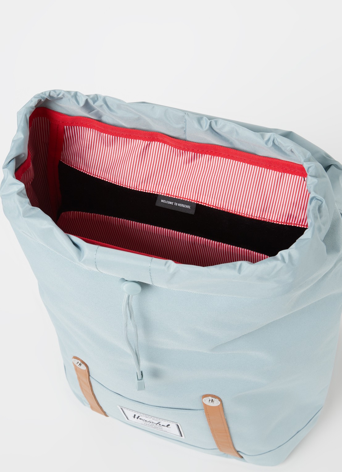 Herschel Supply Retreat S rugzak met 13 inch laptopvak - detail 2 blauwgrijs