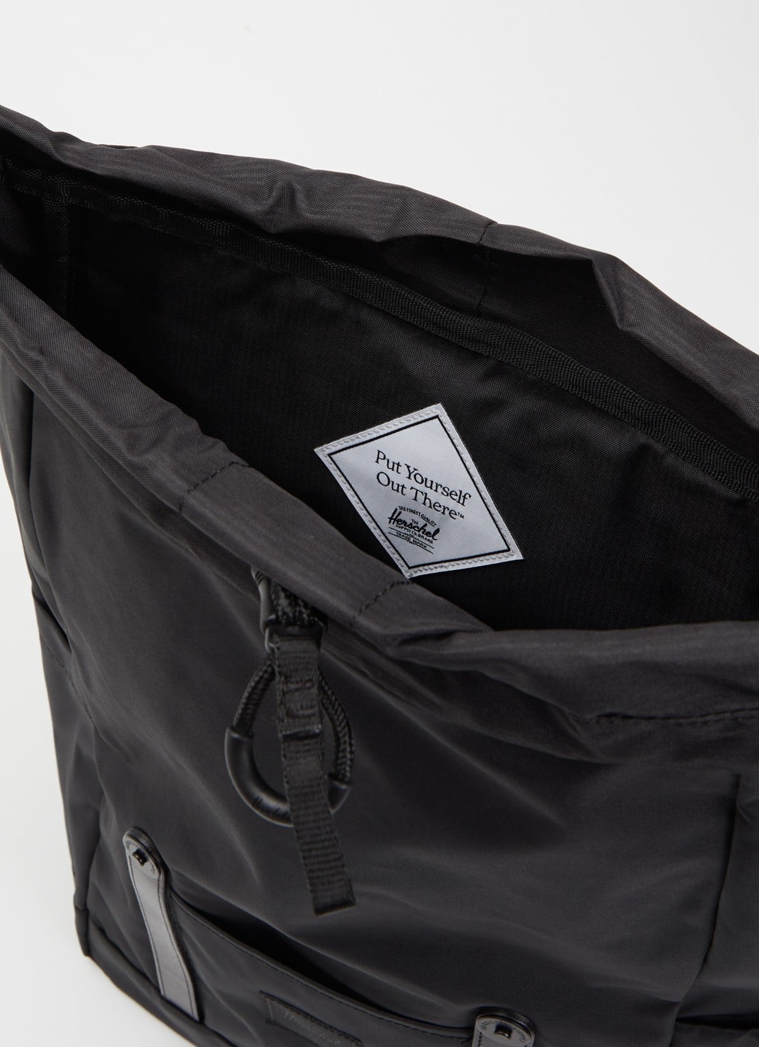 Herschel Supply Retreat small rugzak met 14 inch laptopvak - detail 2 zwart