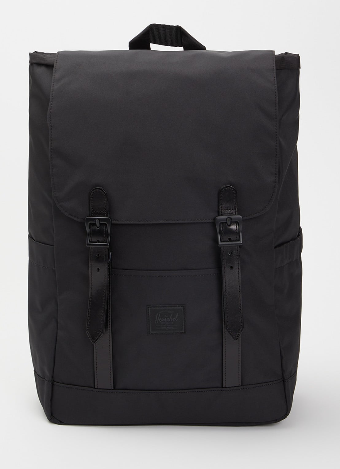 Herschel Supply Retreat small rugzak met 14 inch laptopvak - voorkant 3 zwart