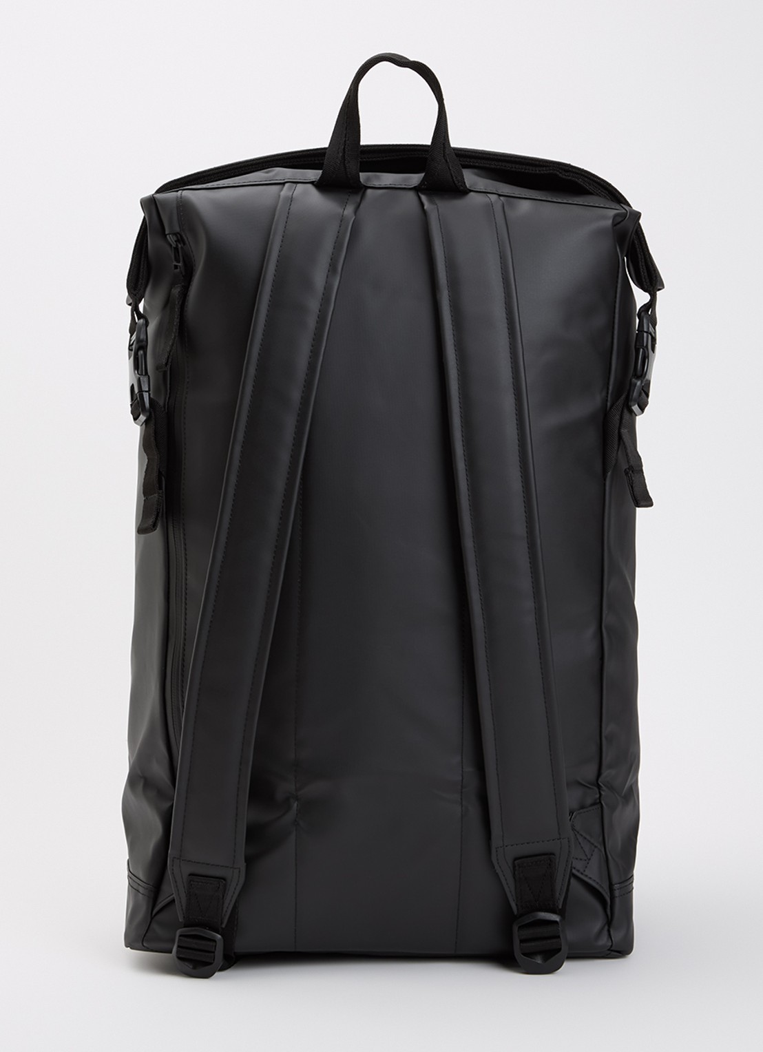 Herschel Supply Roll Top rugzak met 16 inch laptopvak en waterafstotende coating - achterkant 2 zwart