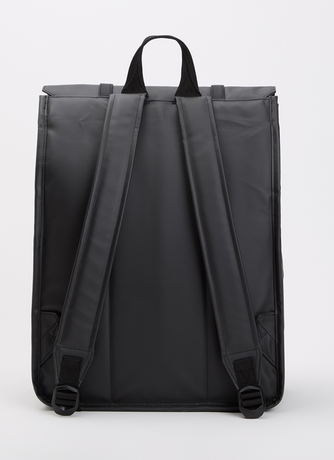 Herschel Supply Survey rugzak met 16 inch laptopvak en waterafstotende coating - achterkant 2 zwart
