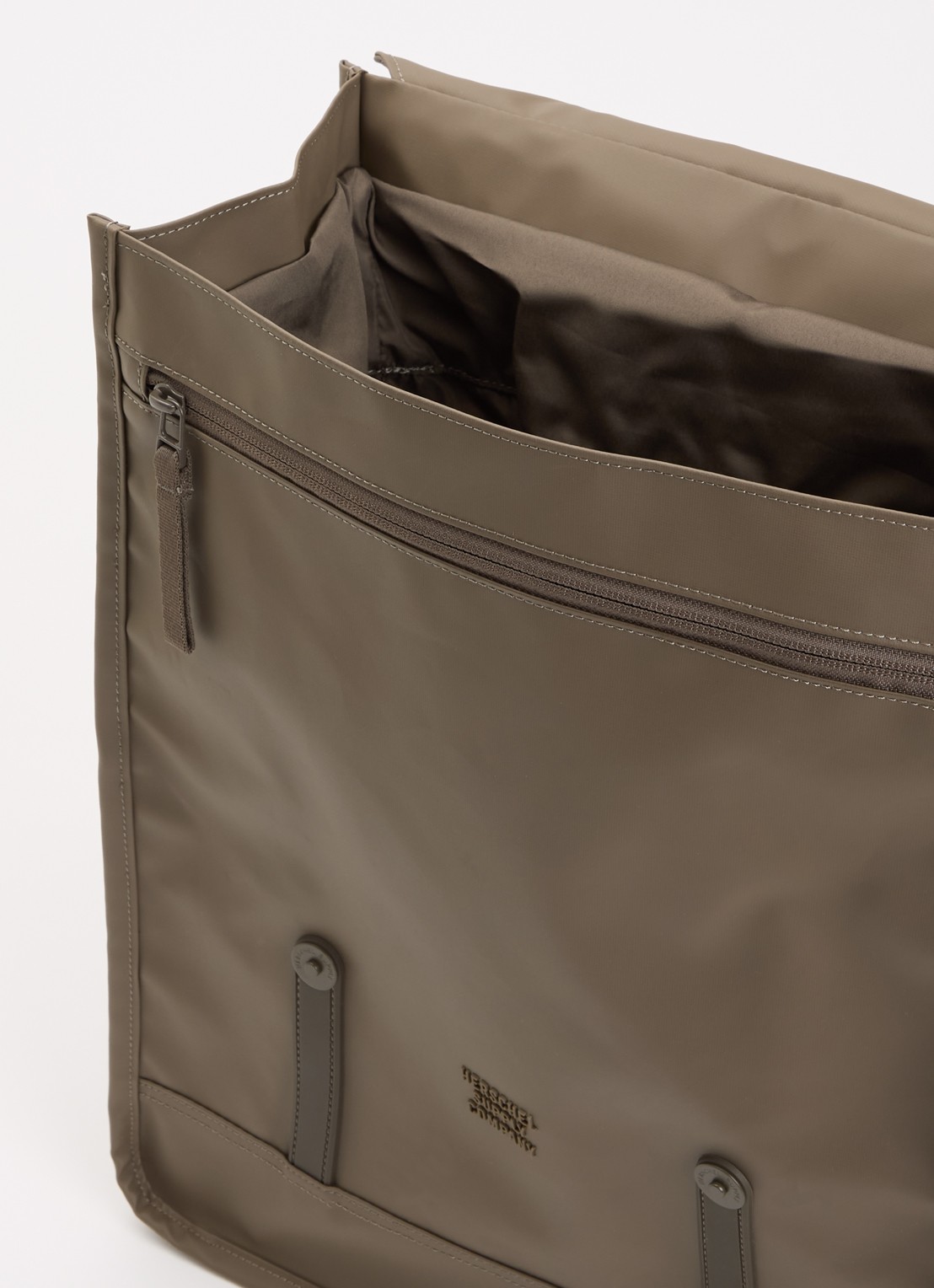 Herschel Supply Survey rugzak met 16 inch laptopvak en waterafstotende coating - detail lichtbruin