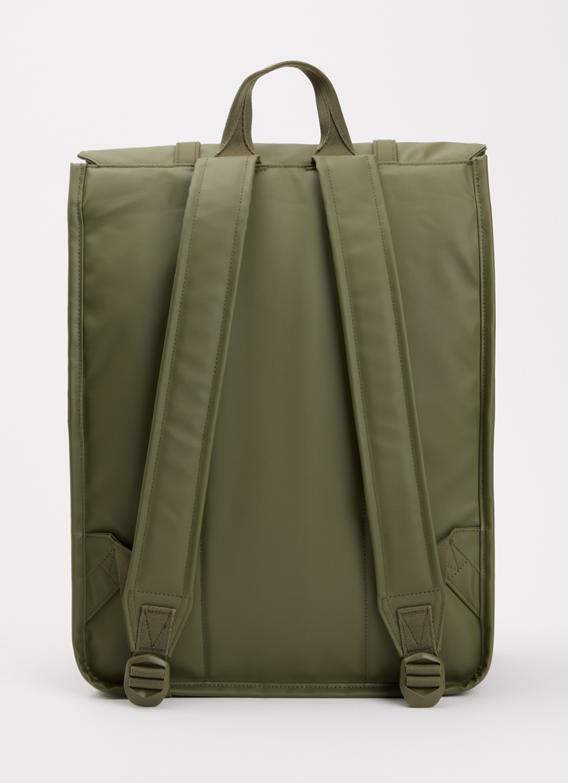 Herschel Supply Survey rugzak met 16 inch laptopvak en waterafstotende coating - achterkant 2 legergroen