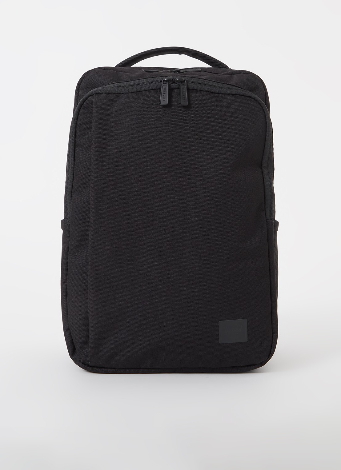 Herschel Supply Tech Division Kaslo rugzak met 15 inch laptopvak - voorkant 3 zwart