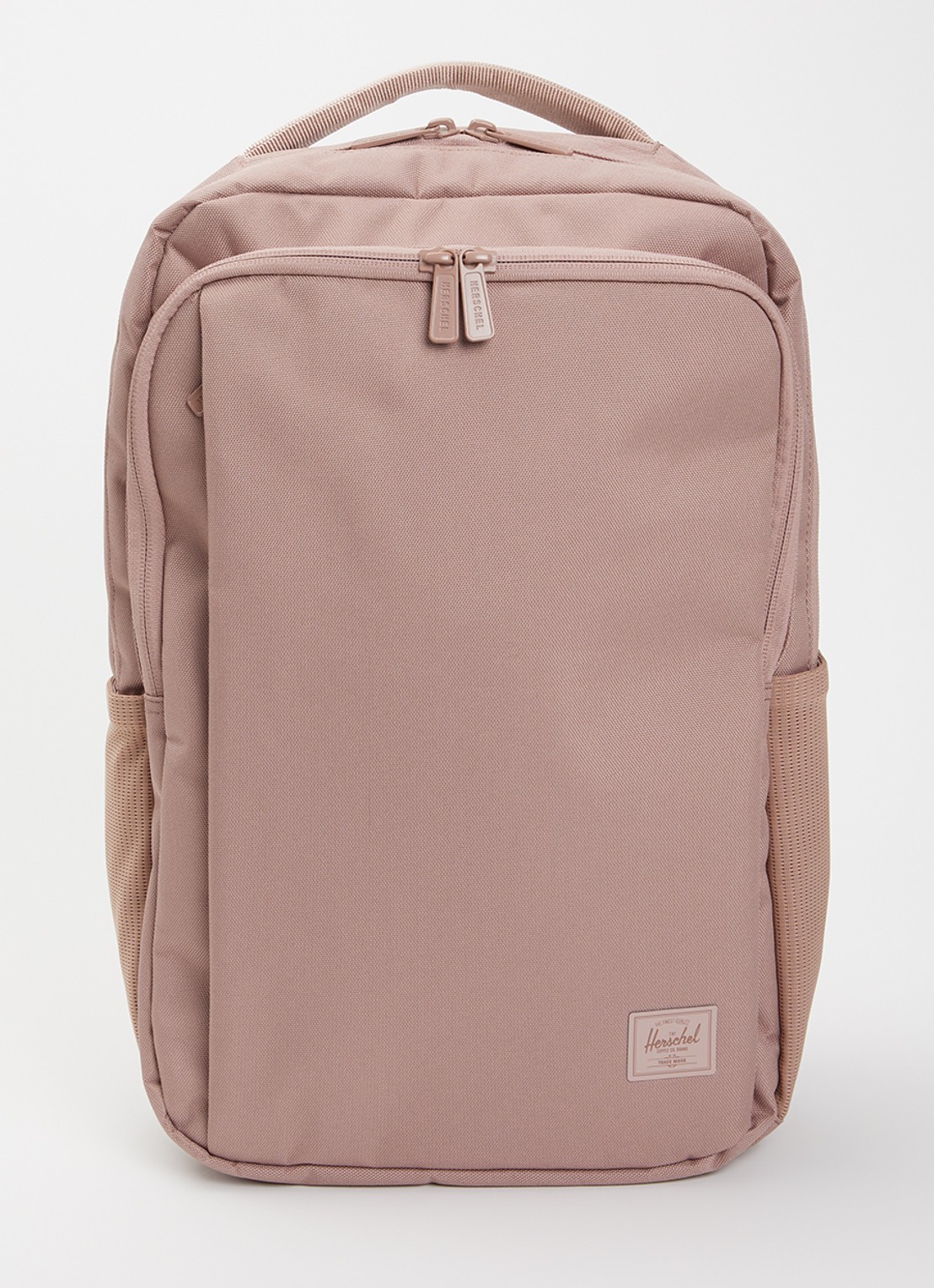Herschel Supply Tech Division Kaslo rugzak met 15 inch laptopvak - voorkant 2 oudroze