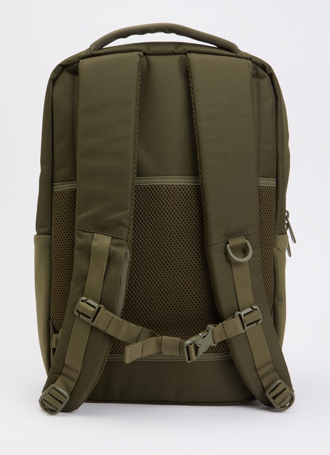 Herschel Supply Tech Division Kaslo rugzak met 15 inch laptopvak - achterkant mosgroen