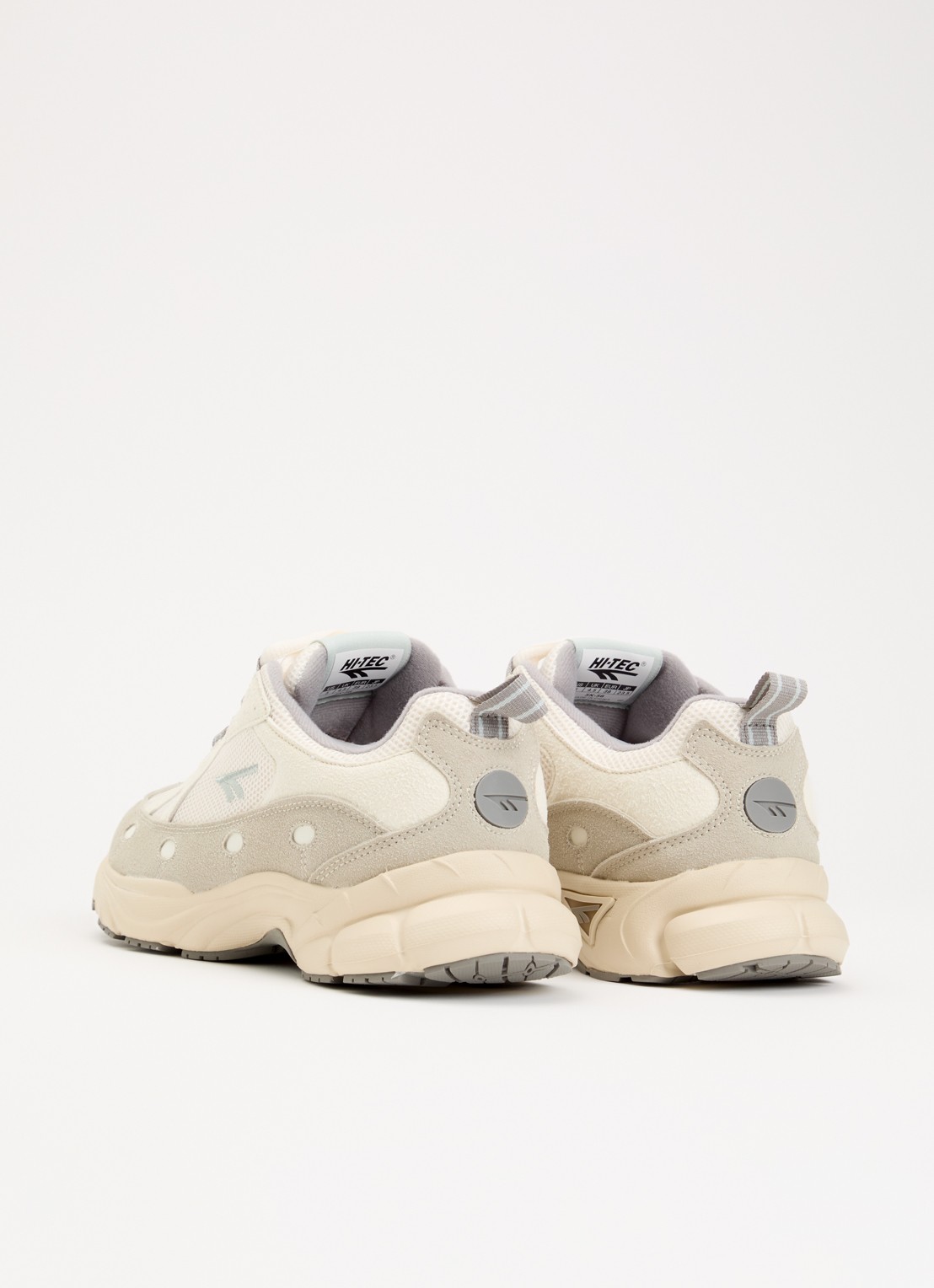 Hi-Tec Adv Racer sneaker met suède details - achterkant 2 beige