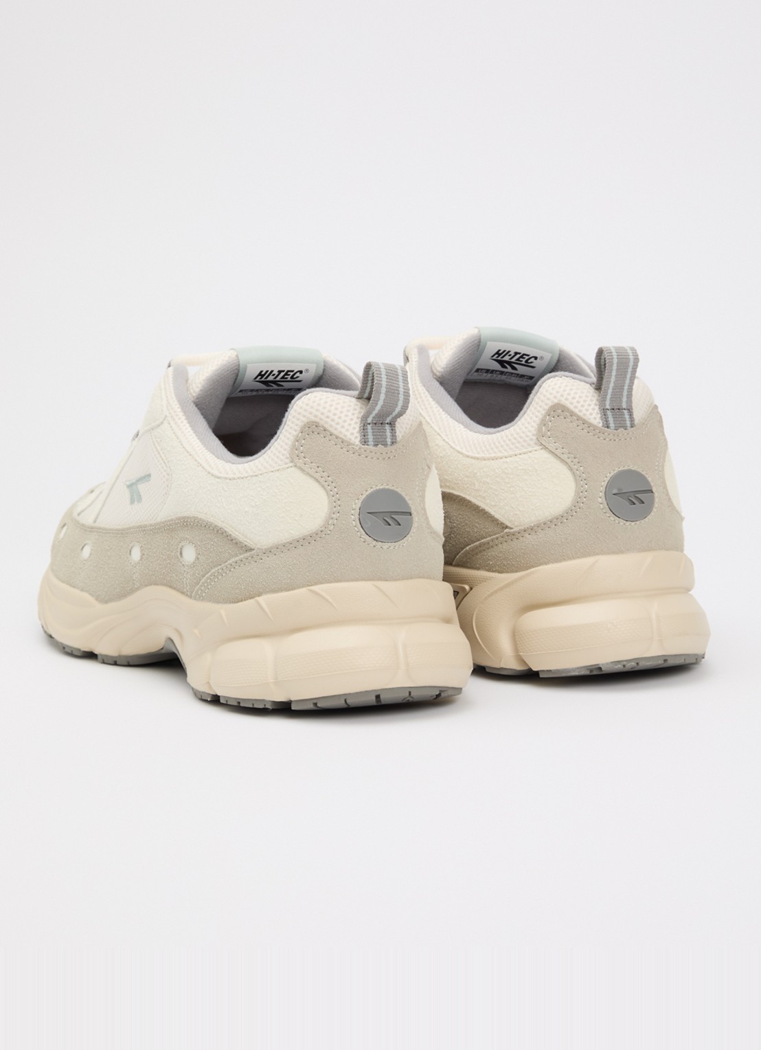 Hi-Tec Adv Racer sneaker met suède details - achterkant 3 beige