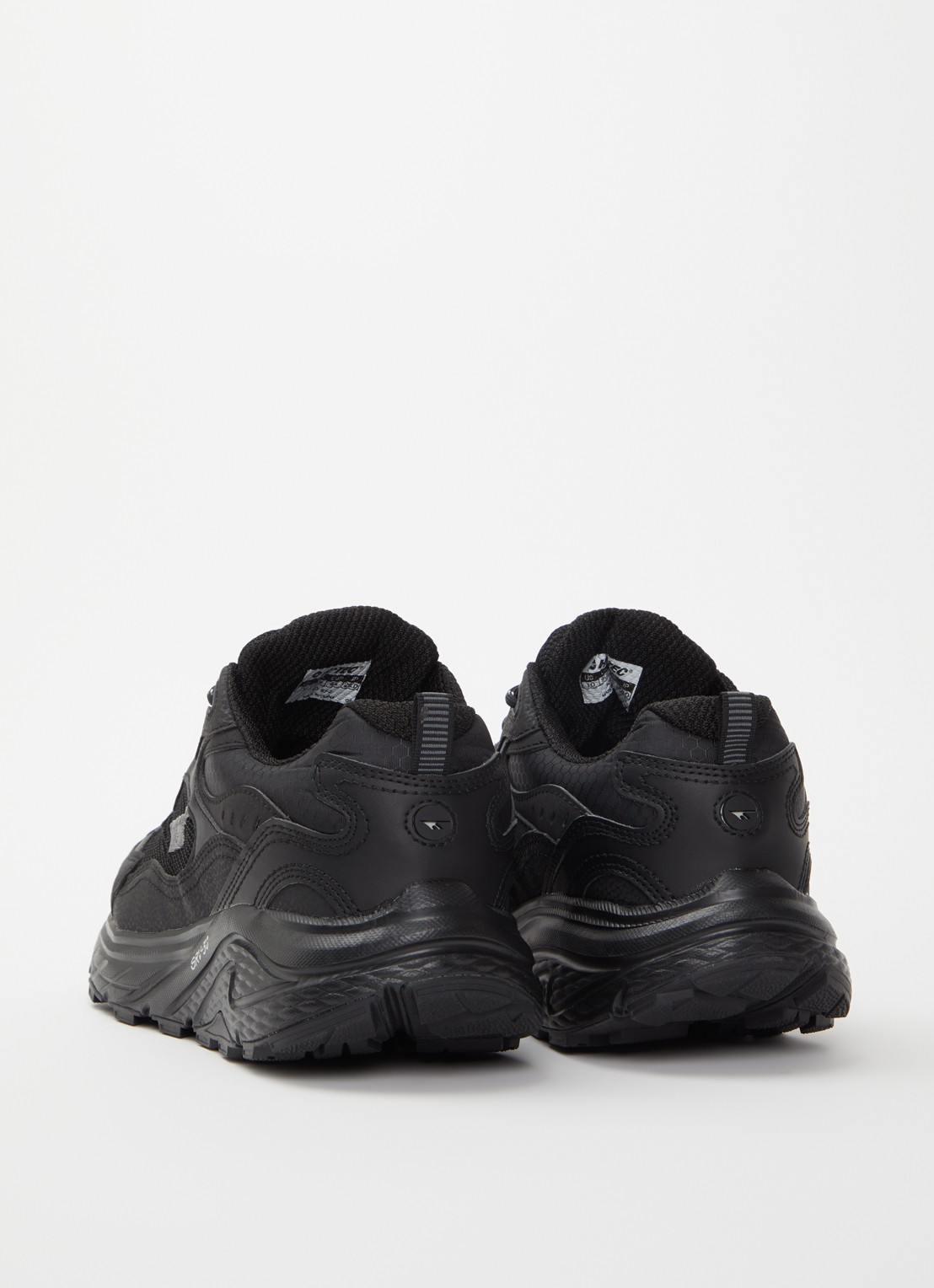 Hi-Tec Eastend sneaker met mesh details - achterkant zwart