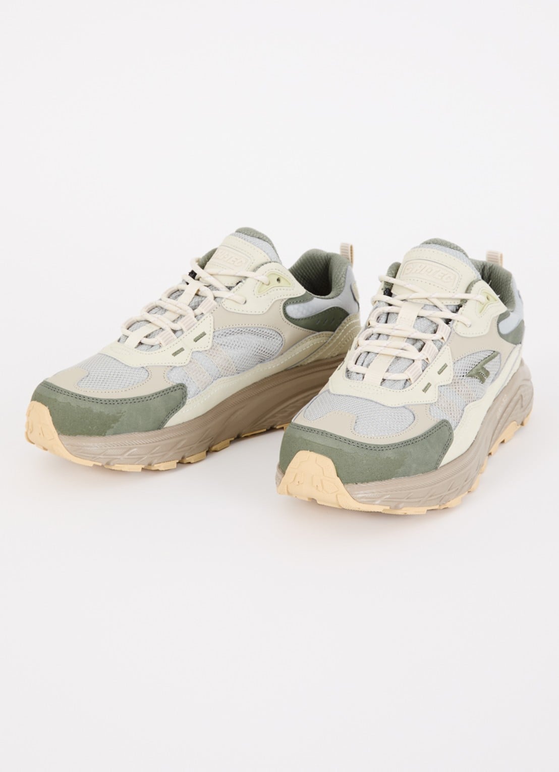 Hi-Tec Eastend WP GRV-30 sneaker met mesh details - detail 4 olijfgroen